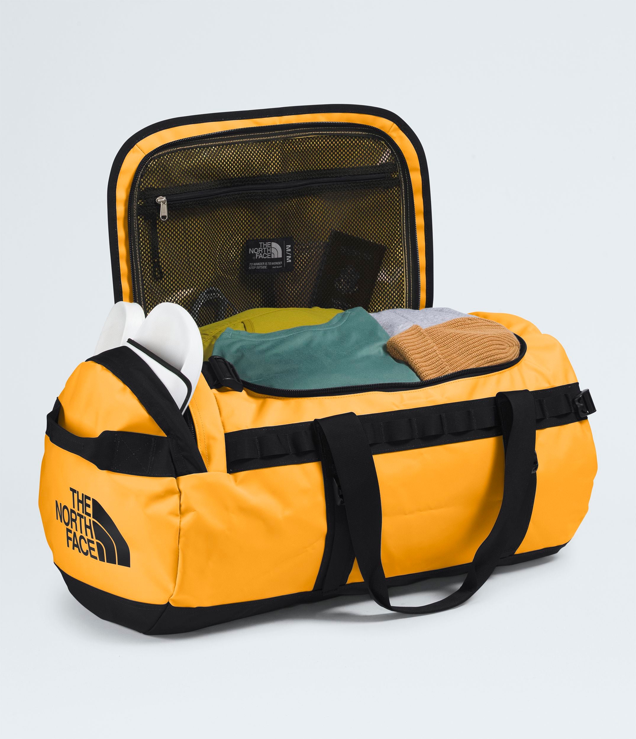 The North Face Base Camp Duffel Bag - Medium Size Travel Duffel for Camping, Hiking & Outdoor Adventures - Water-Resistant Gear Bag for Gym, Work & Weekend Trips