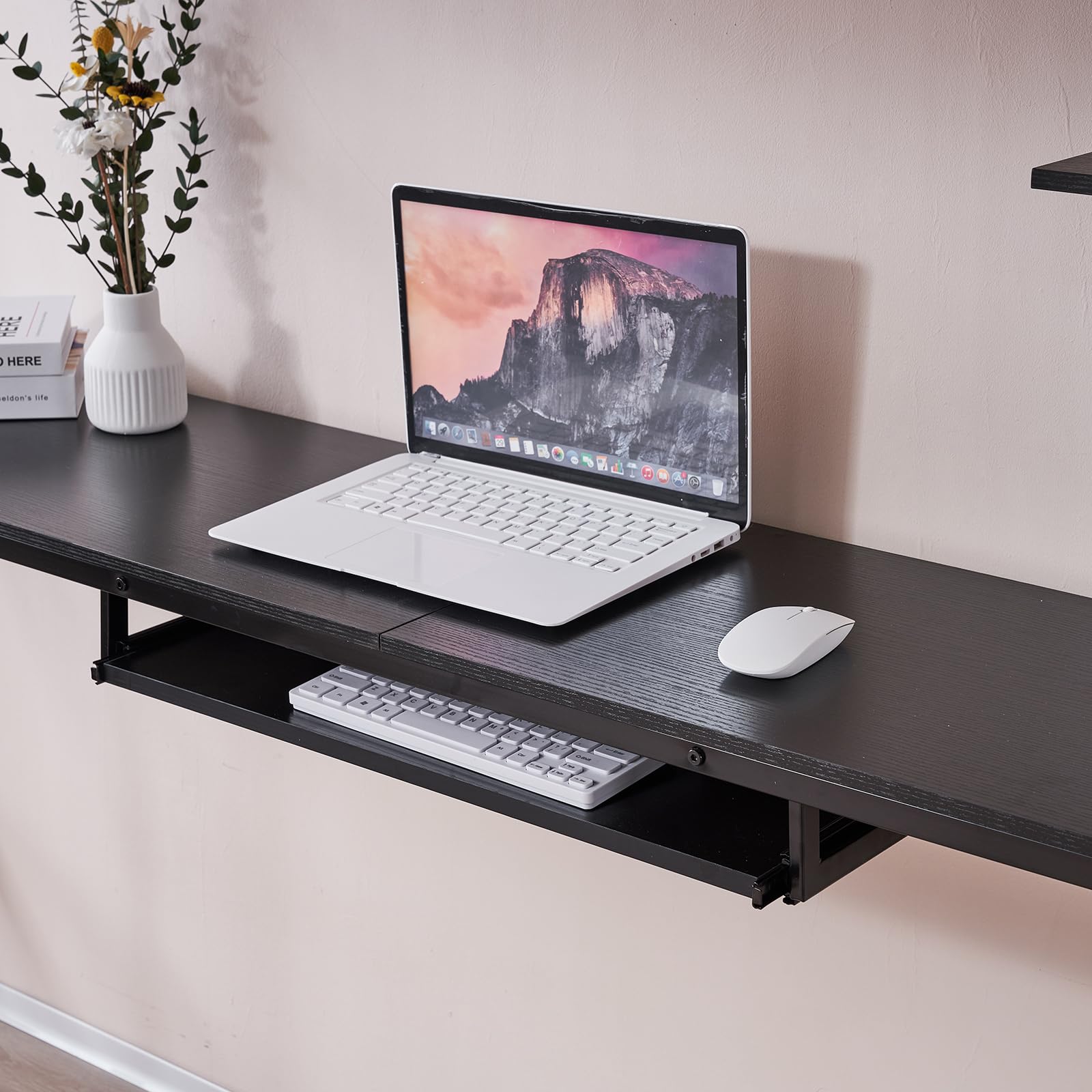 Karl Home Twin Loft Bed with Desk & Storage Shelves - Space Saving Bunk Bed for Kids, Teens & Adults - No Box Spring Needed - Quiet Study & Sleep Solution - Perfect for Small Bedrooms, Dorms & Apartments (Black)
