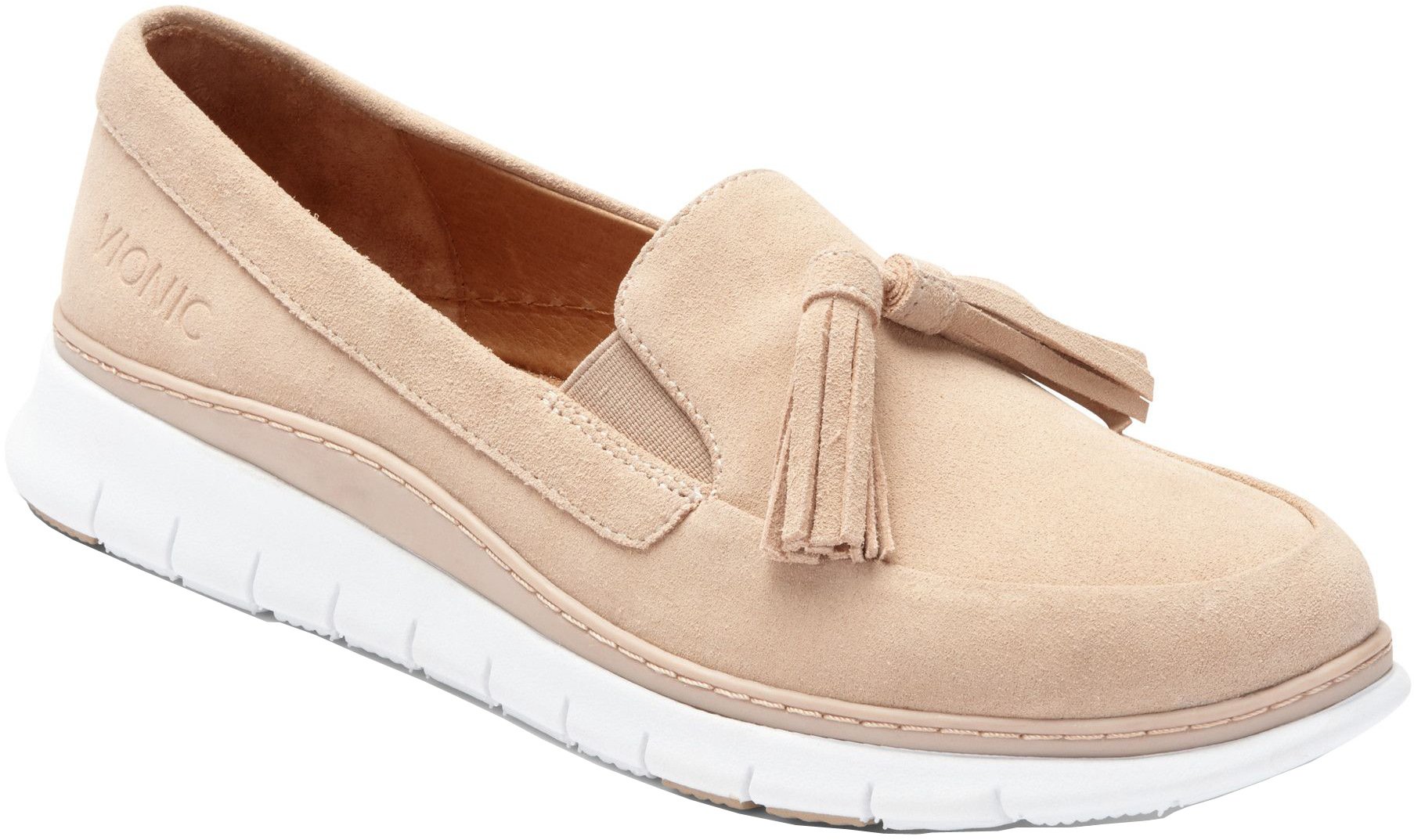 Vionic Women's Fresh Quinn Loafer Sandals - Comfortable Slip-On Shoes for Women Size 5 M - Perfect for Work, Travel & Everyday Wear
