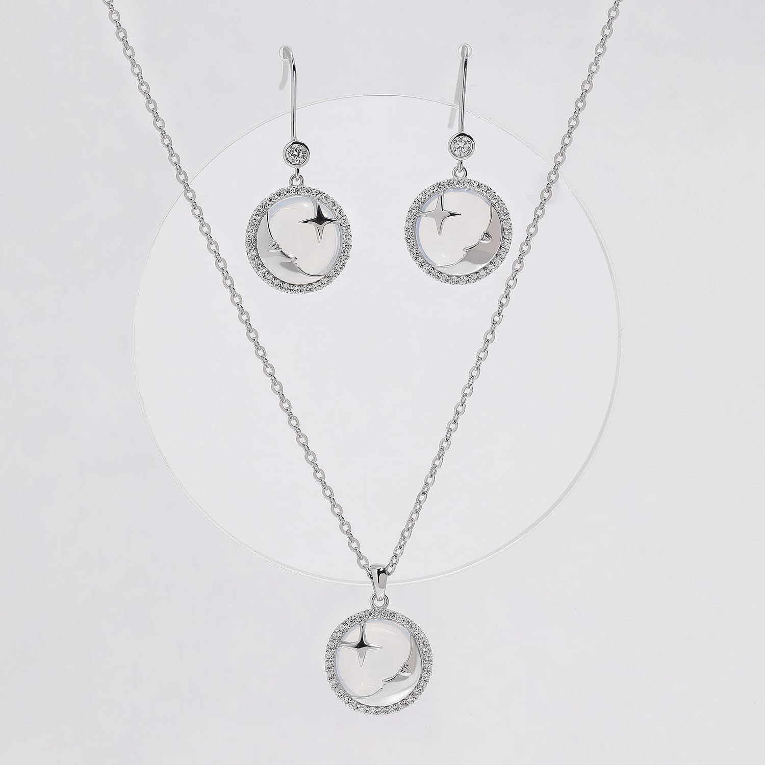Meissa Celestial Dangle Earrings for Women | Boho Star Earrings | S925 Sterling Silver Fashion Jewelry | Christmas & New Year Gift | Perfect for Parties, Weddings & Everyday Wear