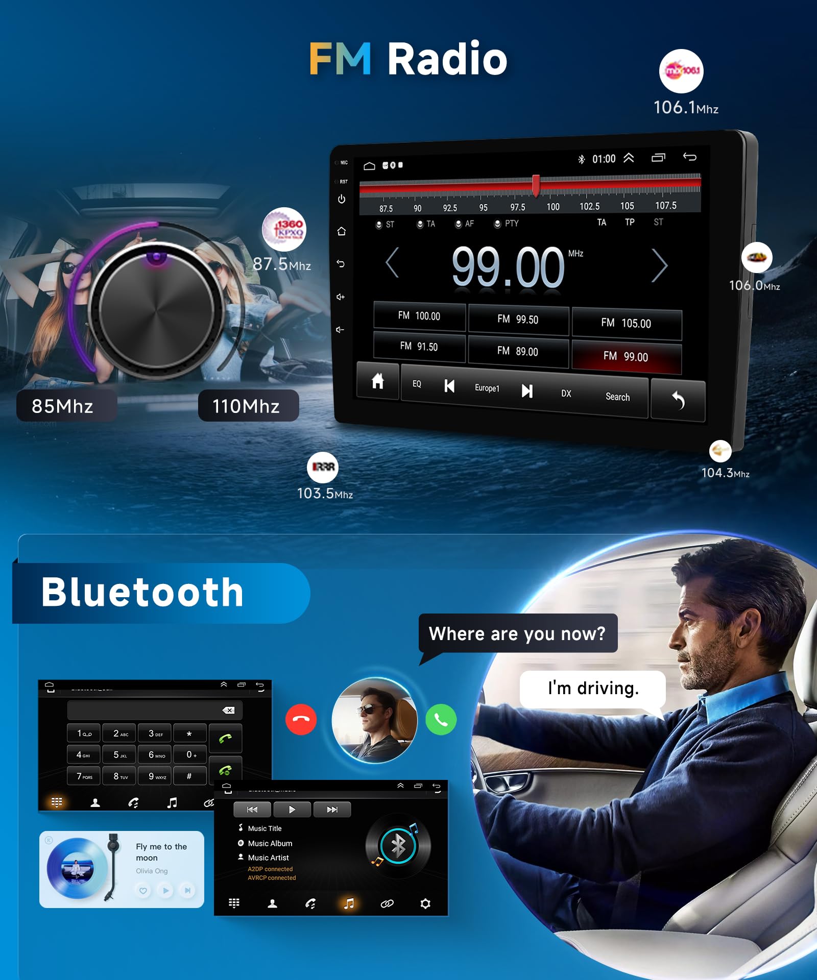 2005-2010 Honda Odyssey Android Car Stereo - 10.1