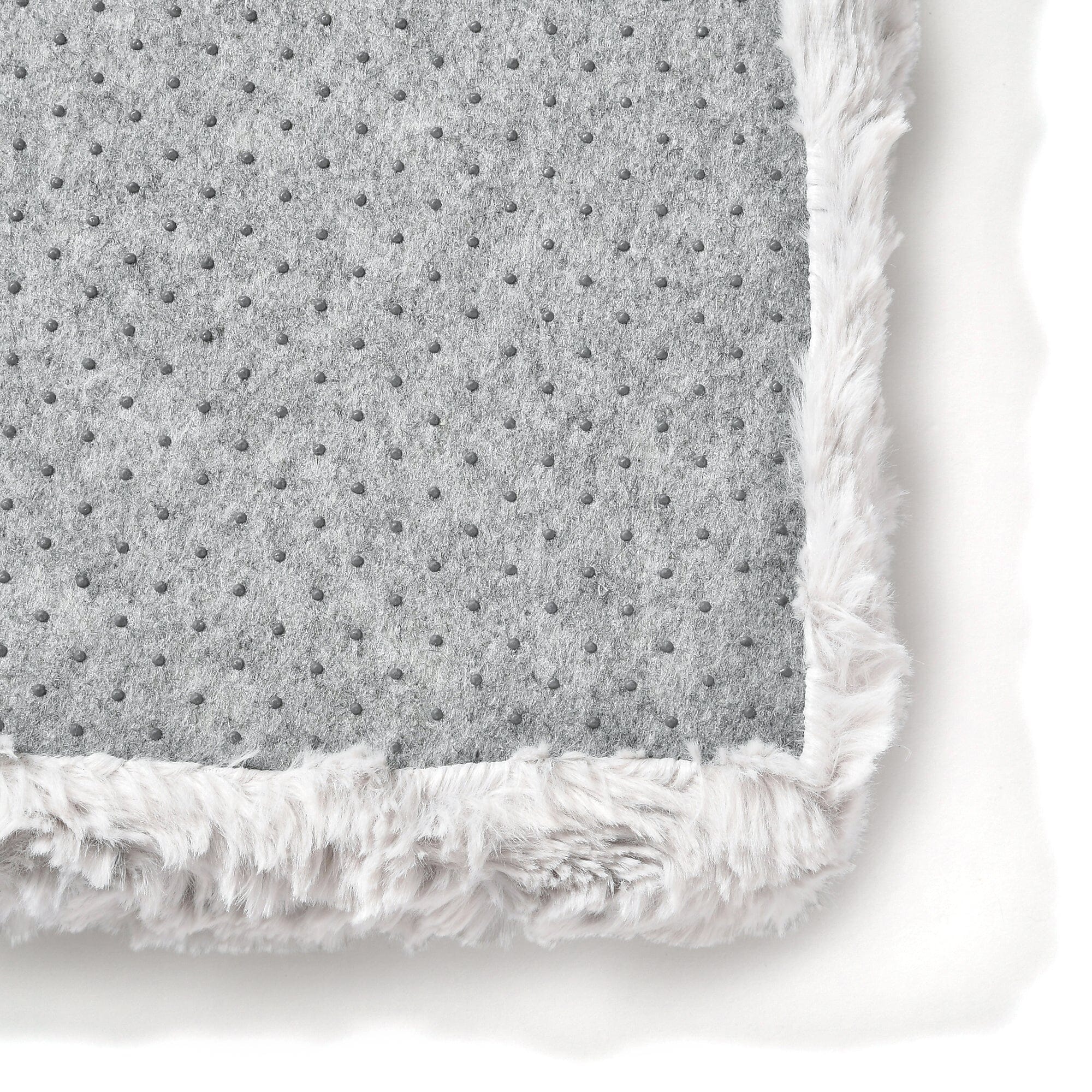 Ultra Plush Soft Shaggy Area Rug 5x3 Feet Grey - Cozy Living Room Carpet for Bedroom, Dorm & Home Decor