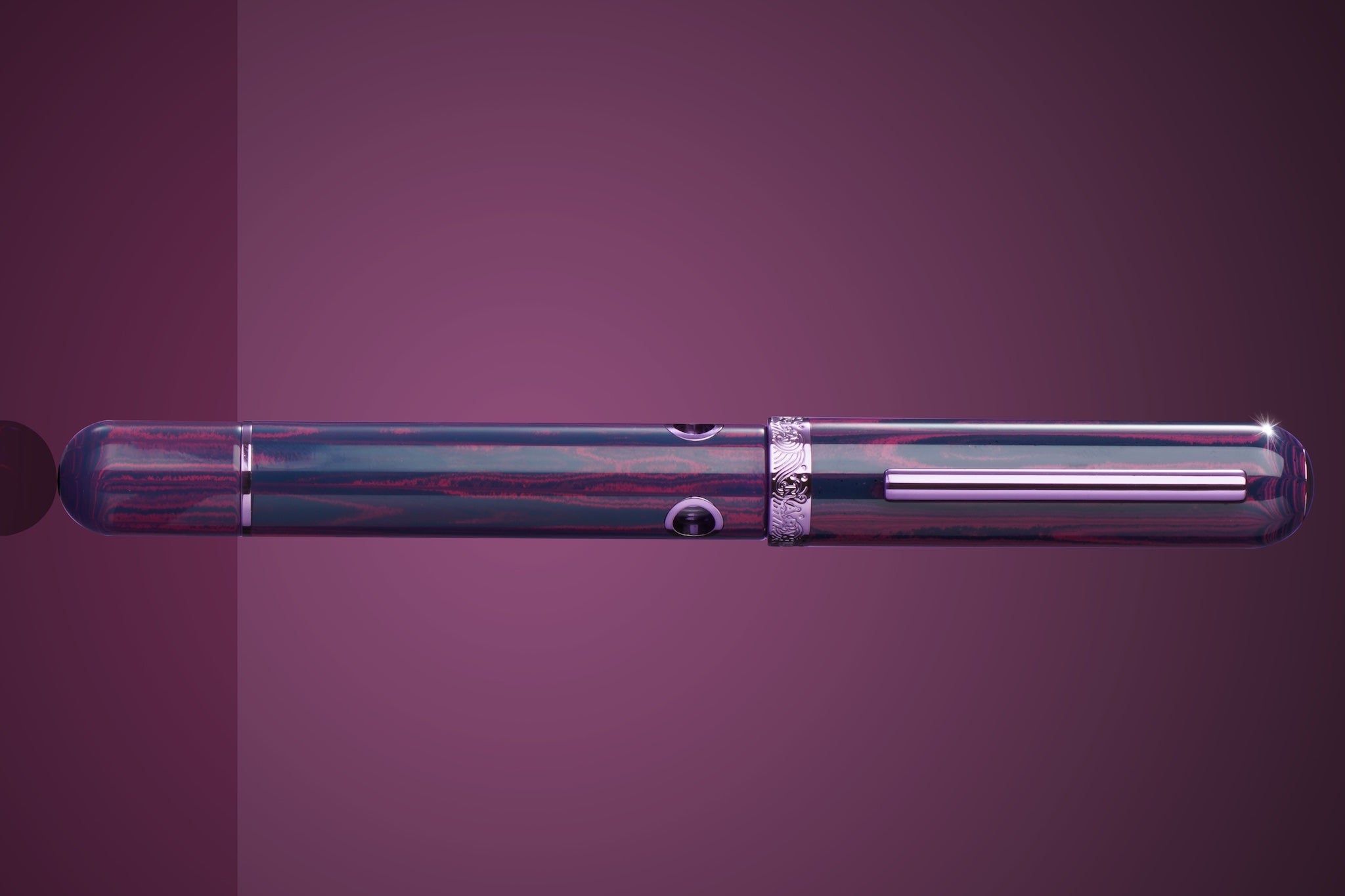 Nahvalur Nautilus Anthias Violet Fountain Pen - Premium Writing Instrument for Collectors & Calligraphy - Perfect for Gifts, Journaling & Elegant Note-Taking