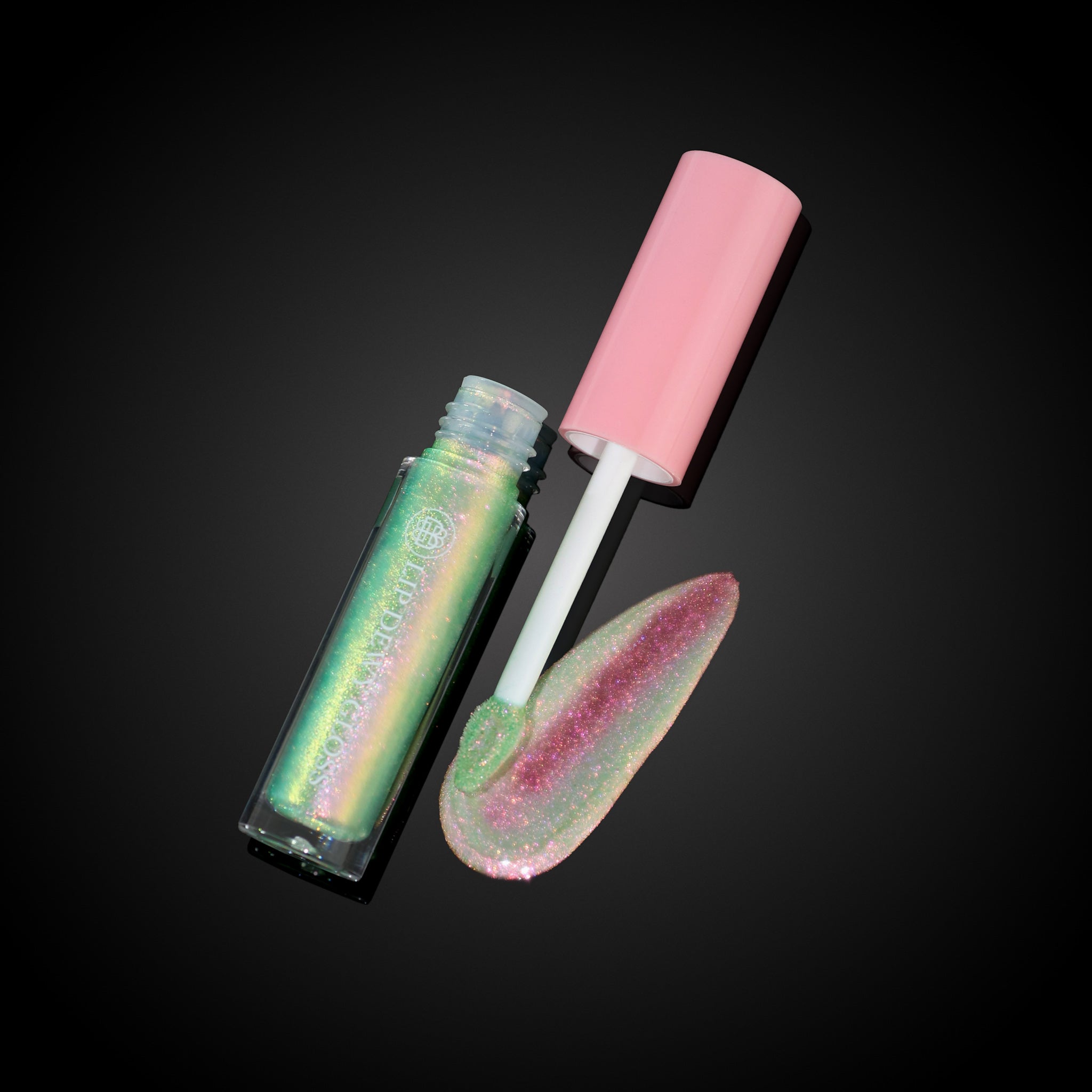 Green Goddess Multichrome Lip Gloss - Dewy Shine, High Pigment, Long Lasting - Perfect for Parties, Date Nights & Everyday Wear