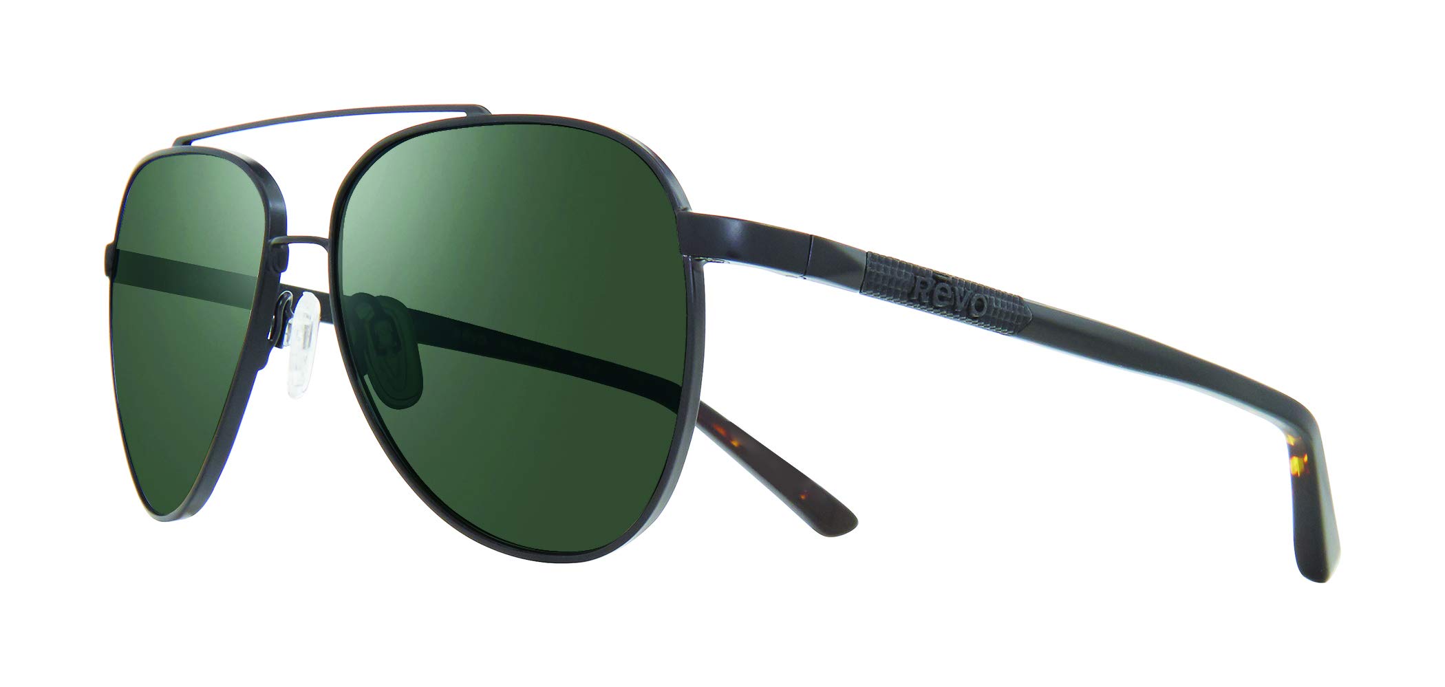 Revo Arthur Polarized Aviator Sunglasses - Crystal Glass Lens & Metal Frame for Men & Women - UV Protection for Driving, Travel & Outdoor Activities