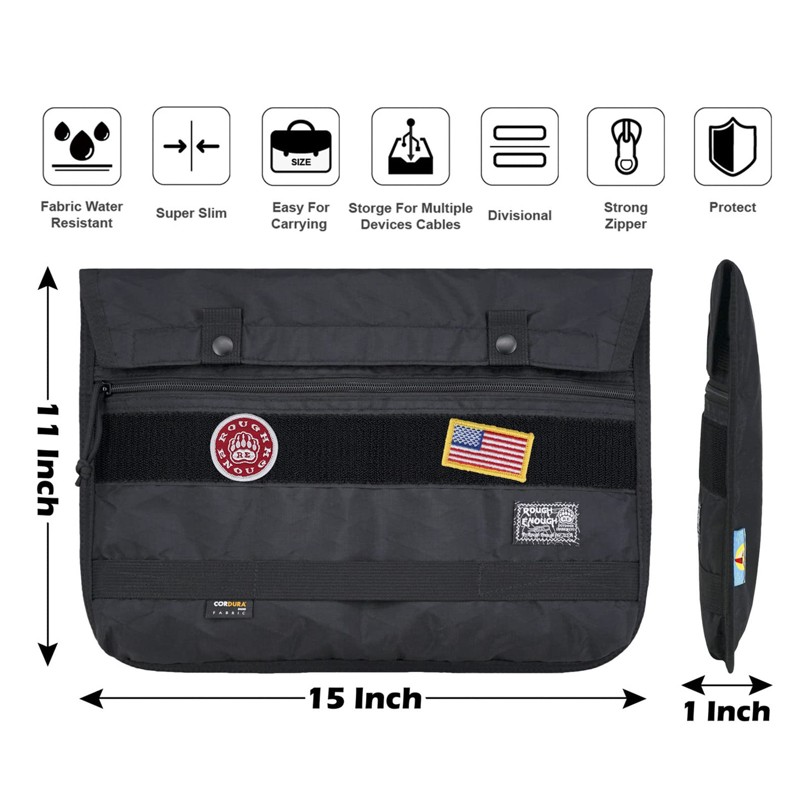 Durable Laptop Sleeve Case & Expanding Accordion File Folder Set - Perfect for Work, School, and Travel Organization
