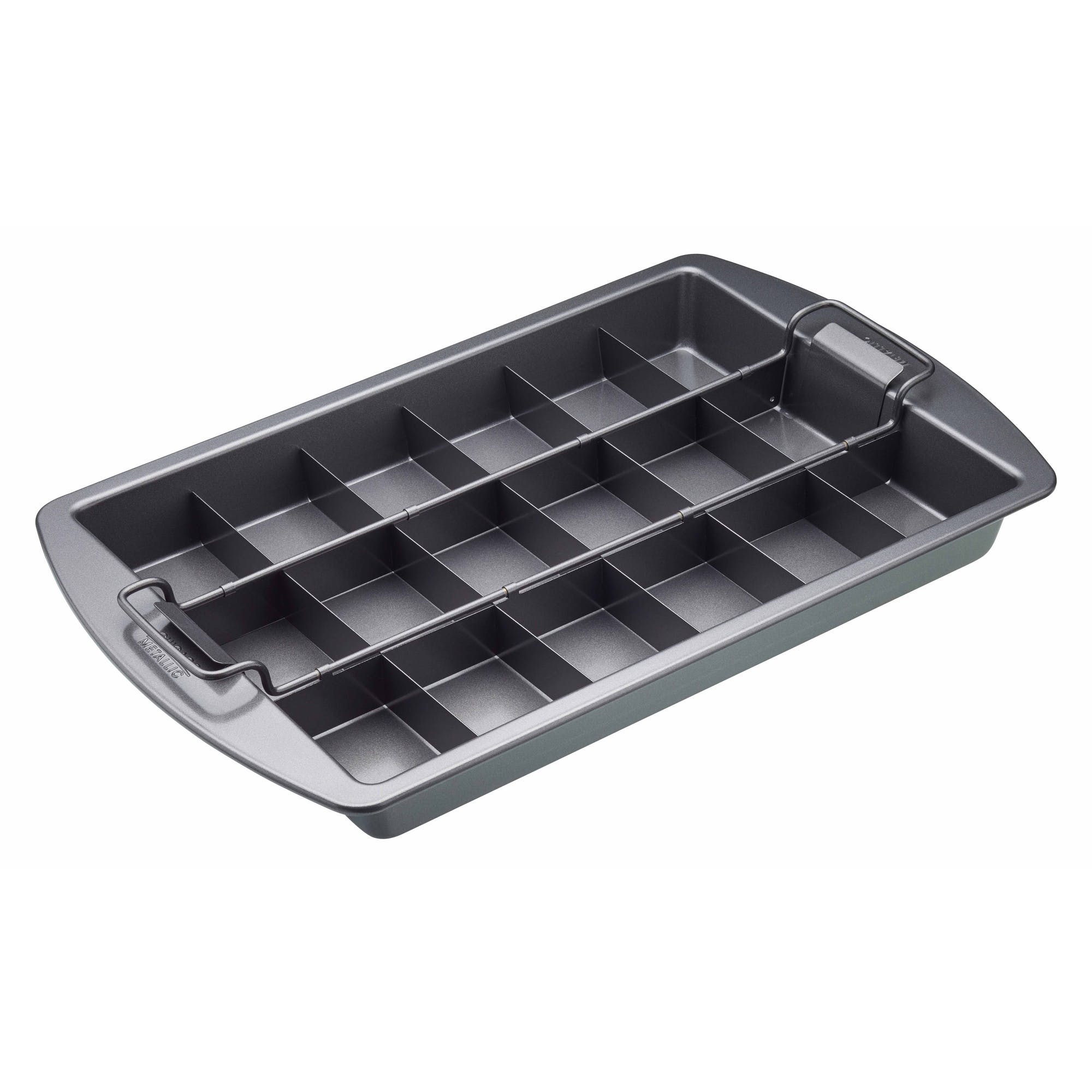 Chicago Metallic Non-Stick 3-Piece Brownie Baking Pan Set - Perfect for Homemade Brownies, Bars & Desserts