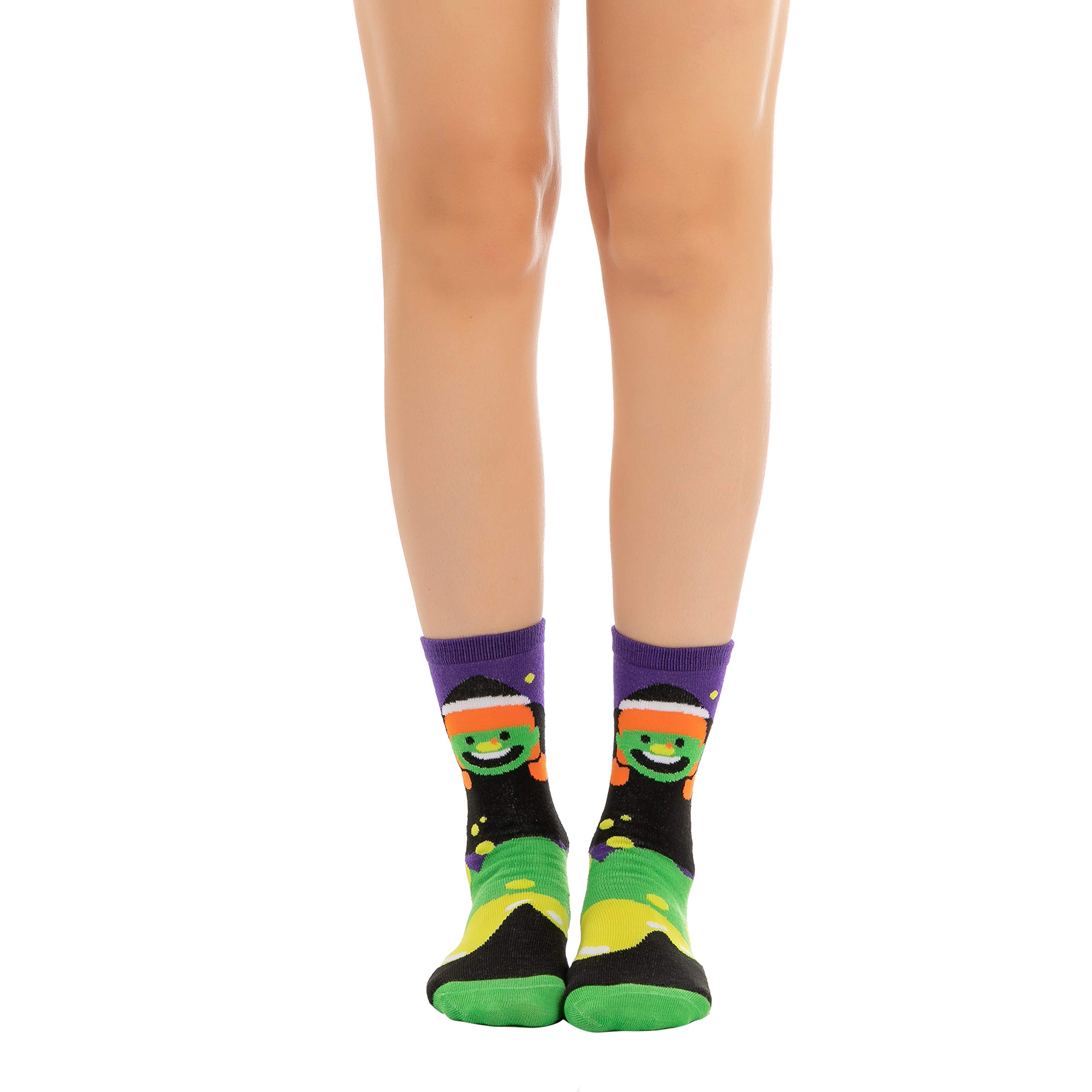 JOYIN 6 Pairs Halloween Fuzzy Socks - Cozy Pumpkin & Spooky Design Warm Fall Socks for Women & Men | Perfect for Trick-or-Treating, Costume Parties & Autumn Comfort