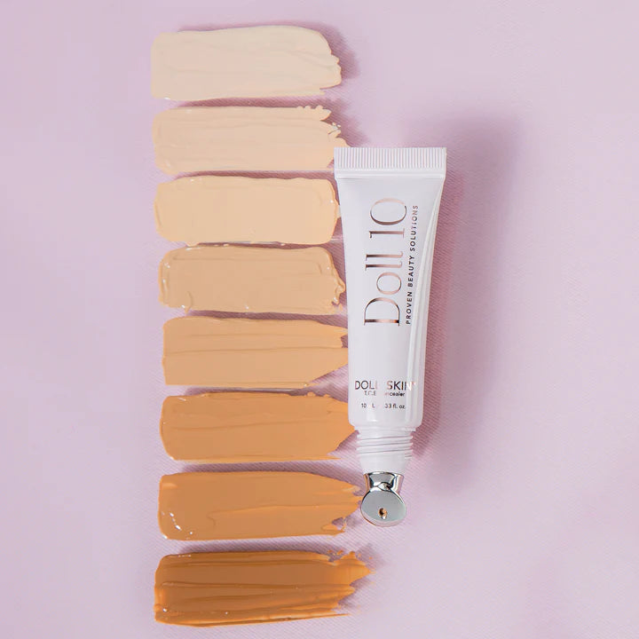 DOLL 10 T.C.E Super Coverage Concealer - Full Coverage Liquid Concealer for Dark Circles, Blemishes & Acne - Long Lasting, Crease-Proof Makeup for Flawless Skin (Perfect for Everyday Wear & Special Occasions)