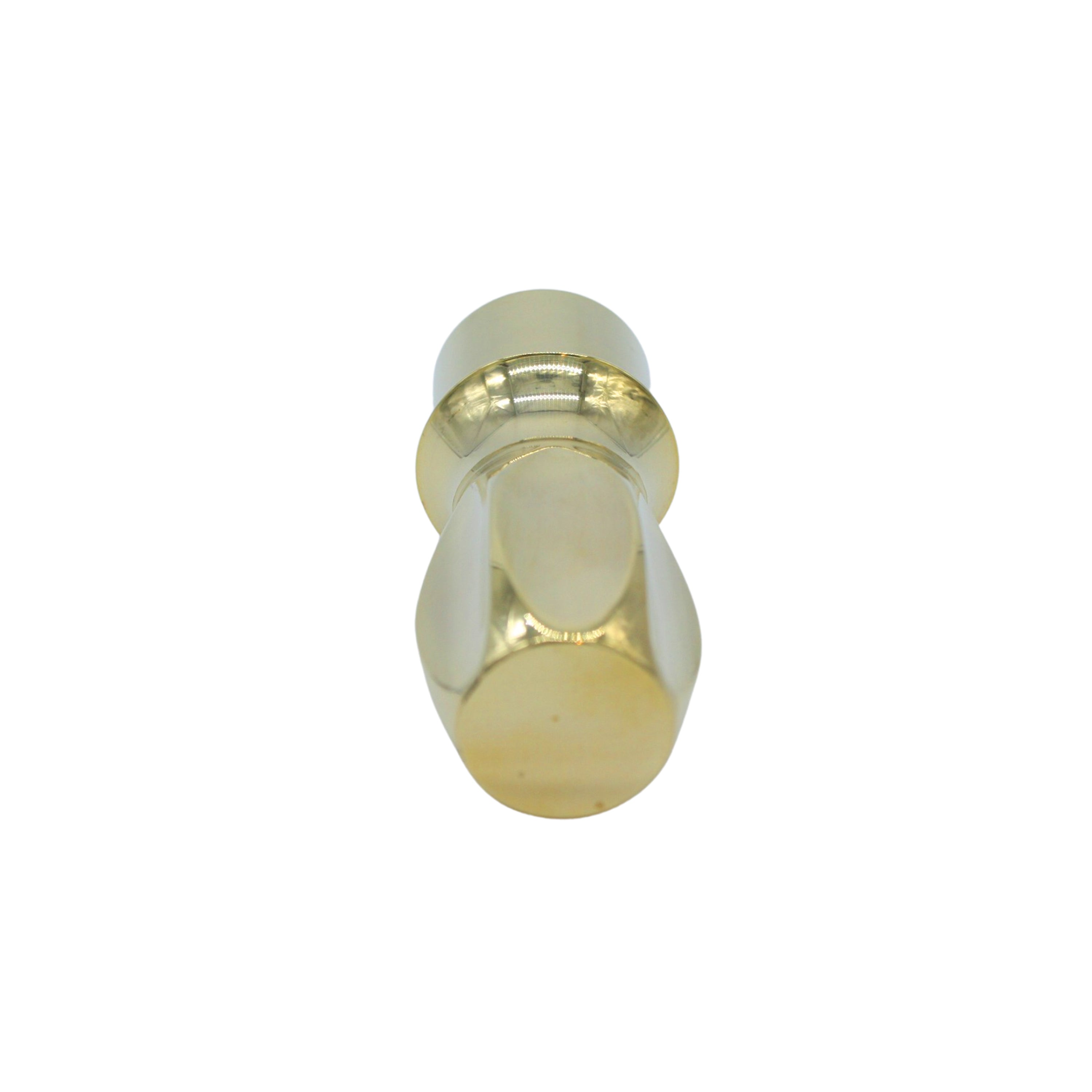 AP400B Slim Brass Shaving Brush Handle - Fits 20mm & 22mm Knots - Premium Wet Shaving Accessory for Men - Perfect for Traditional Safety Razor & Straight Razor Shaving Routine