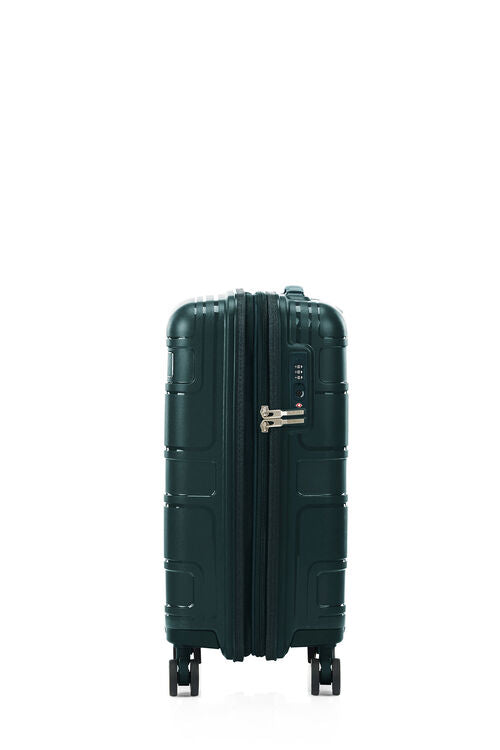 American Tourister Light Max 55cm Small Cabin Luggage - Varsity Green Carry-On Suitcase for Weekend Trips & Air Travel
