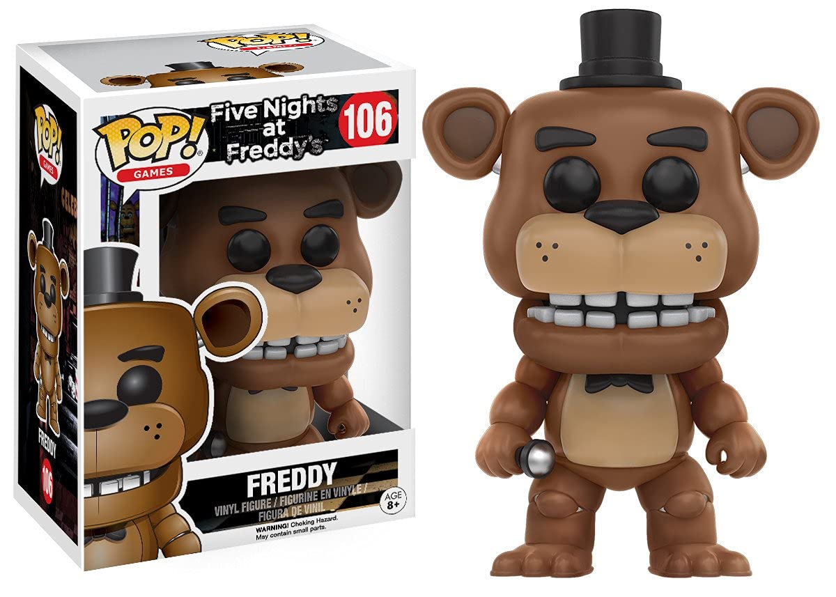 Funko Five Nights at Freddy's Freddy Fazbear Collectible Action Figure - Official FNAF Merchandise for Fans, Horror Game Lovers & Collectors | Perfect for Display, Gifts & Gaming Room Decor