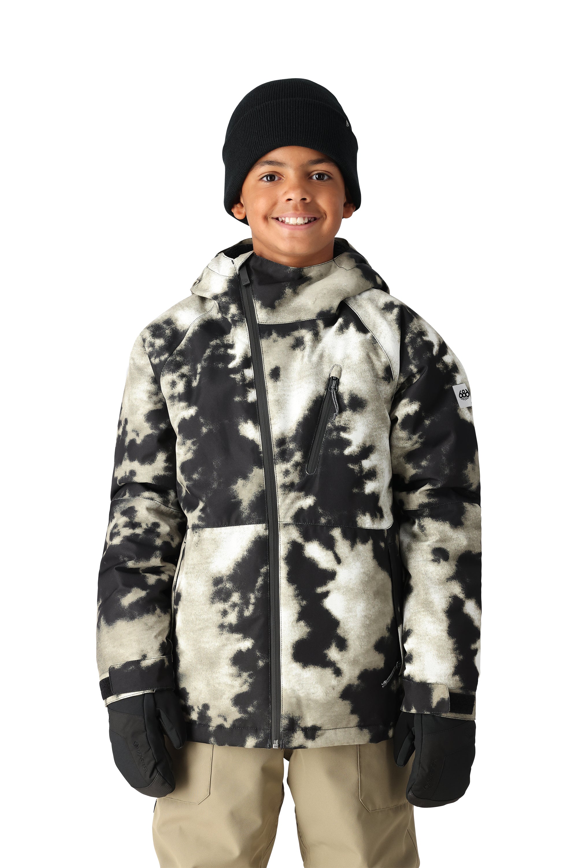 686 Boys' Hydra Insulated Waterproof Winter Jacket 2025 - Warm Snow Jacket for Kids Outdoor Activities, Skiing, Snowboarding & Cold Weather Protection