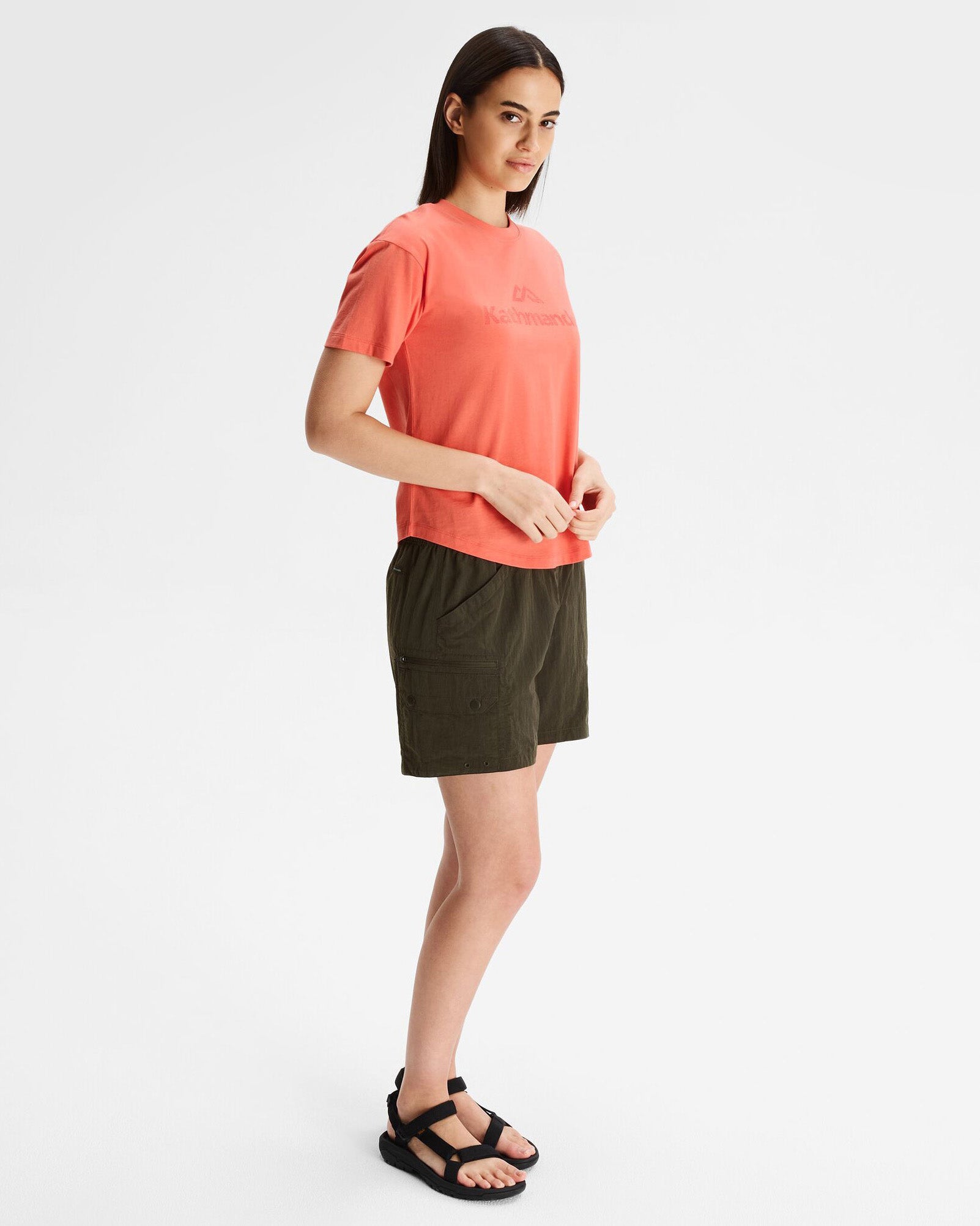 Women's Organic Cotton T-Shirt with Logo - Soft & Comfortable Casual Tee for Everyday Wear | Sunrise Design