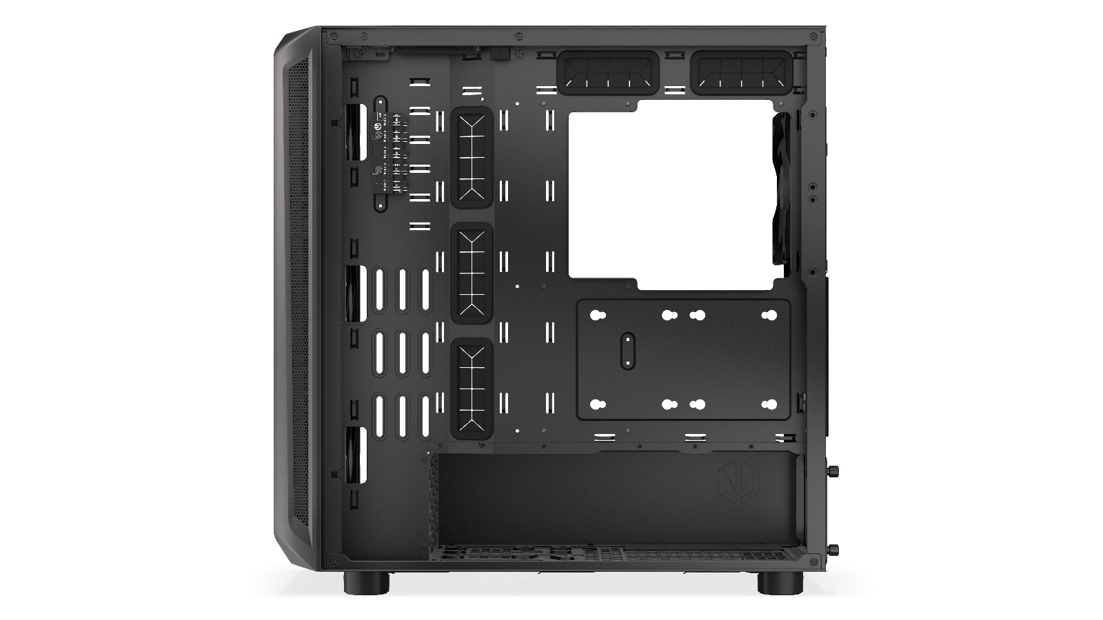 Endorfy Arx 700 ARGB ATX Mid Tower PC Gaming Case - High Airflow Tempered Glass Design with RGB Lighting (EY2A013) for Gaming Setup & Workstation Builds