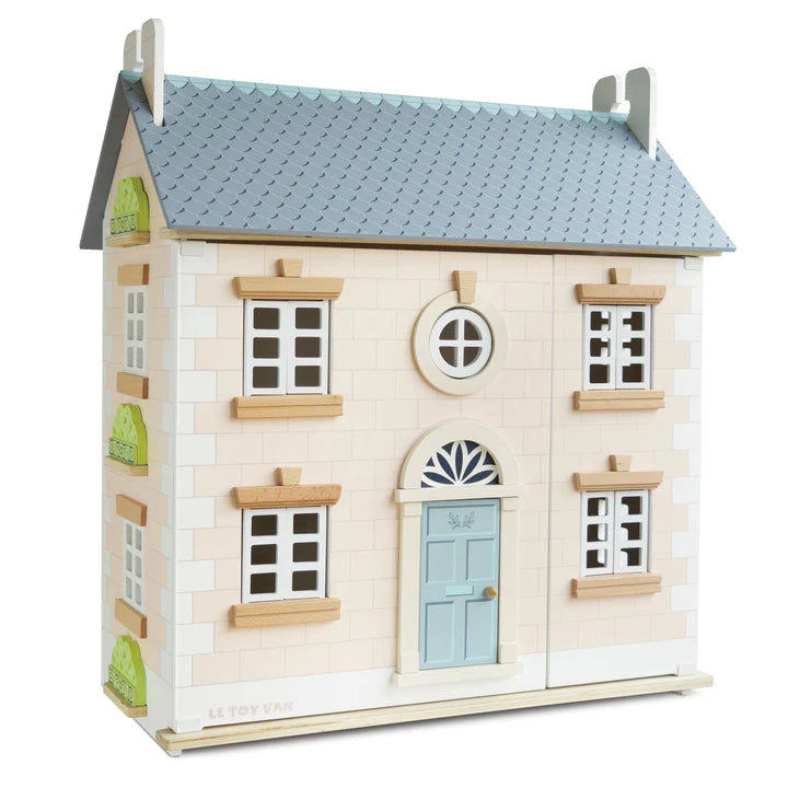 Bay Tree Wooden Dolls House - Handcrafted Wooden Dollhouse for Kids, Perfect for Imaginative Play & Room Decor
