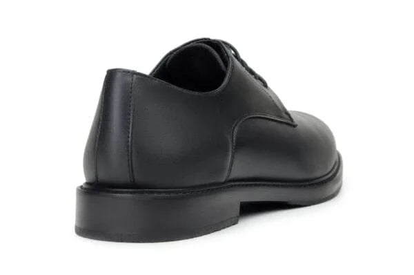 Olof Men's Vegan Leather Derby Shoes - Black | Comfortable & Stylish Formal Dress Shoes for Business, Office & Wedding Occasions