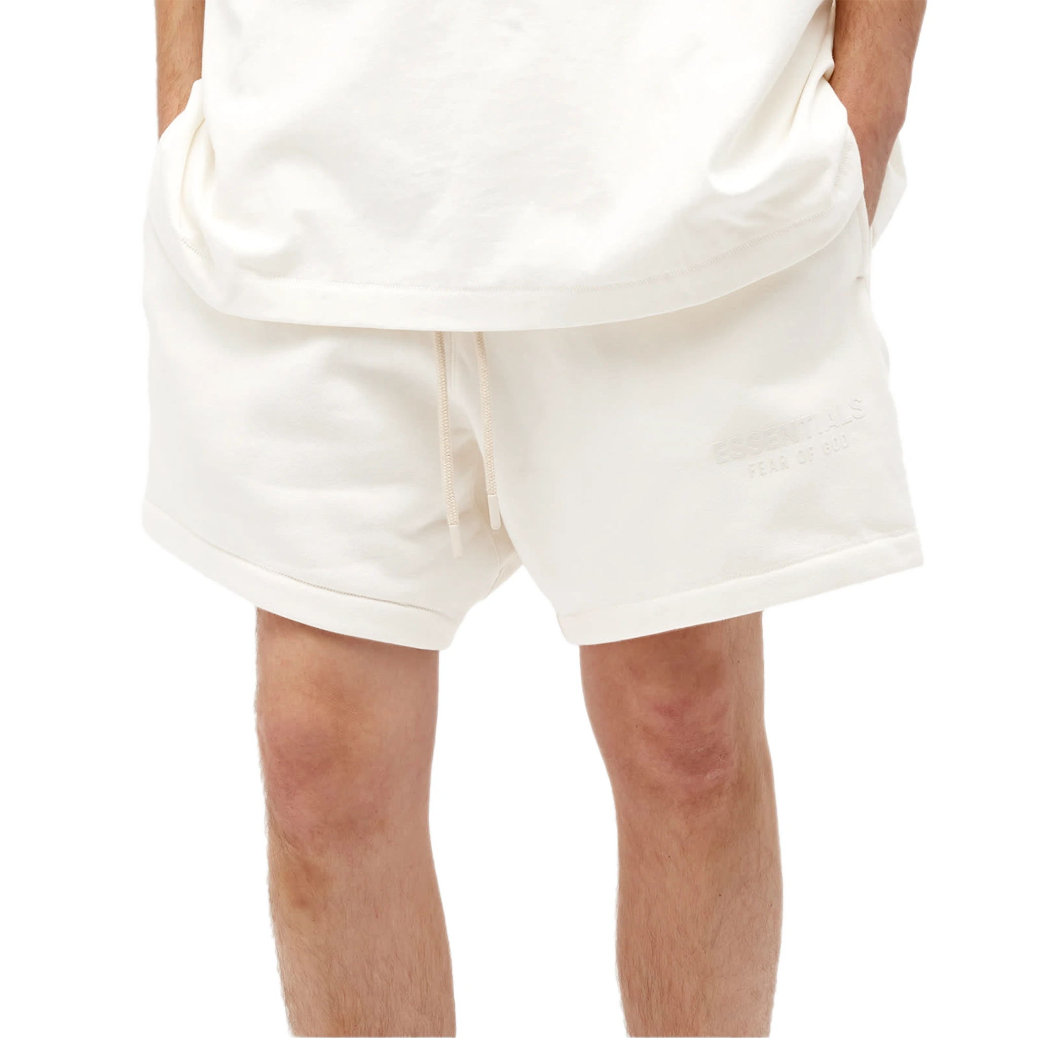 Fear of God Essentials Cloud Dancer Shorts for Men - FW23 Collection | Comfortable Casual Athletic Shorts for Gym, Running & Lounge Wear