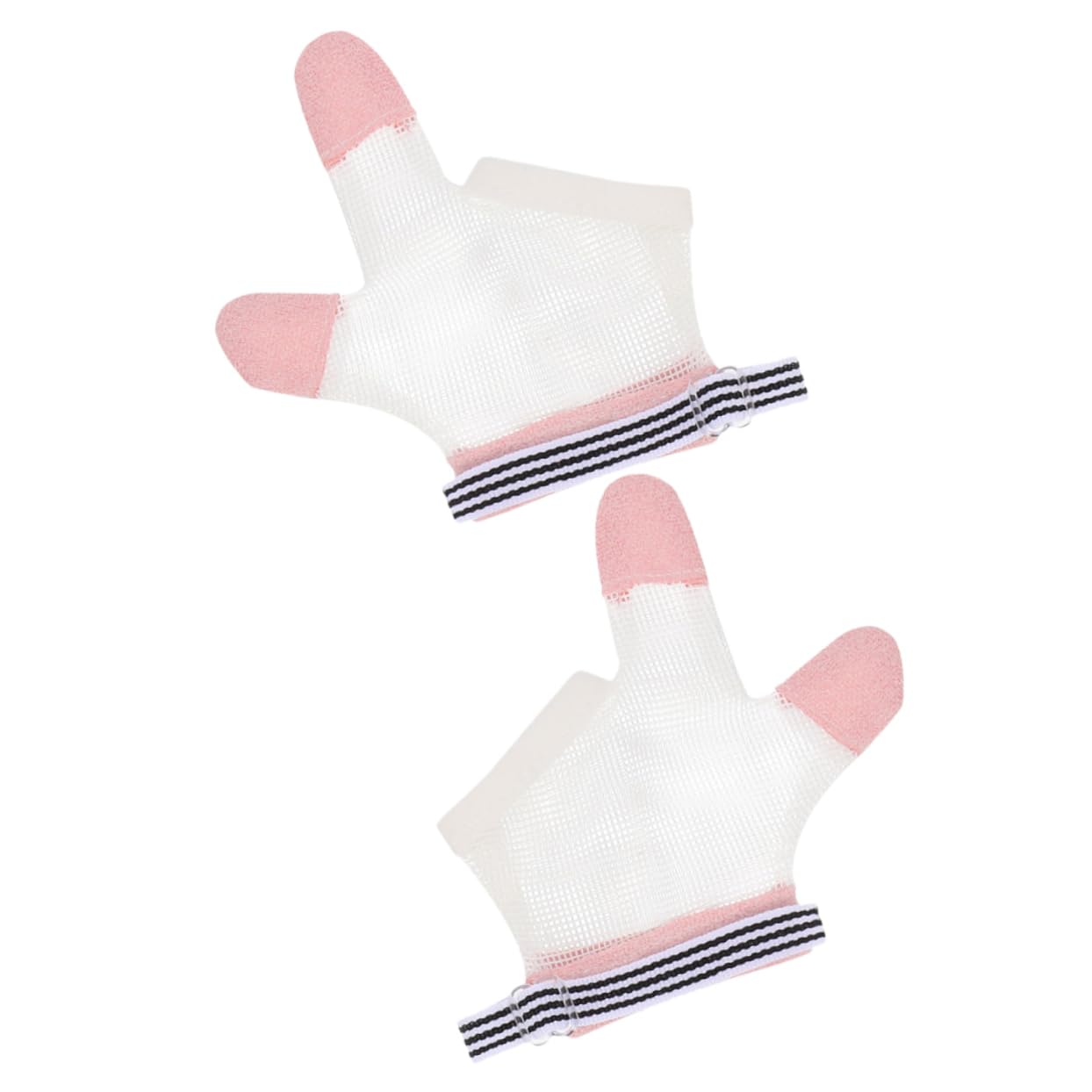 Wakauto 2 Pairs Thumb Sucking Prevention Gloves for Toddlers - Soft, Comfortable Finger Guards for Boys & Girls - Stop Nail Biting & Thumb Sucking Habits - Ideal for Daycare, Travel & Home Use