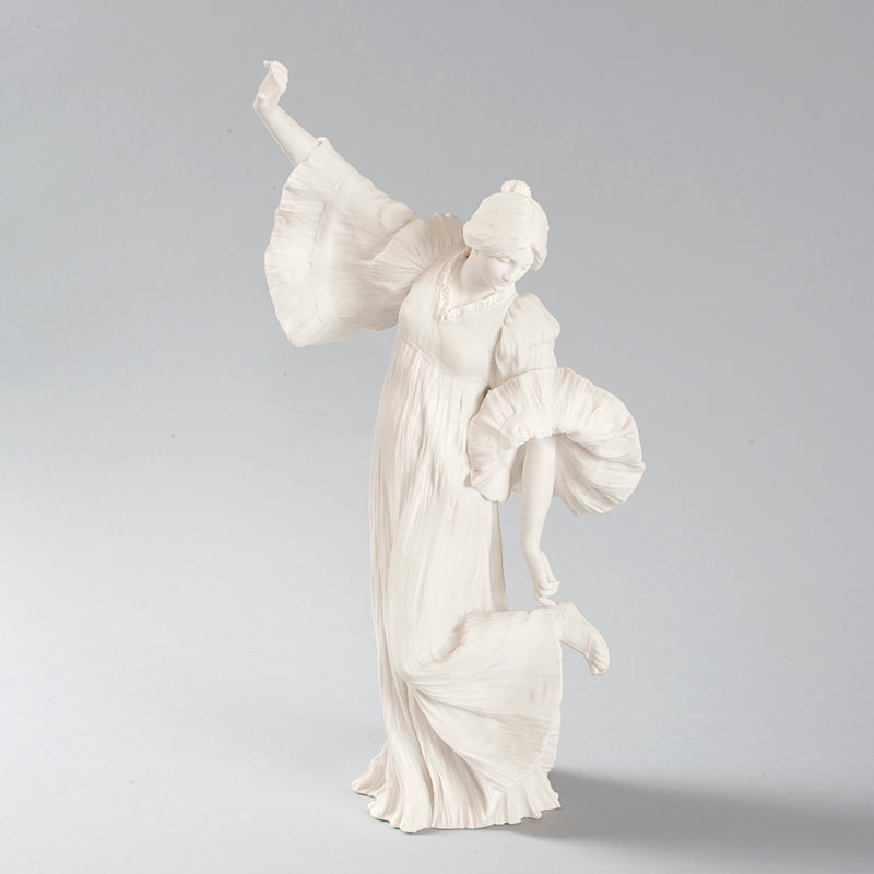 Agathon Léonard Danseuse au Cothurne Bisque Ceramic Sculpture - Elegant French Art Deco Figurine for Home Decor, Collectible Antique Display & Gift for Art Lovers