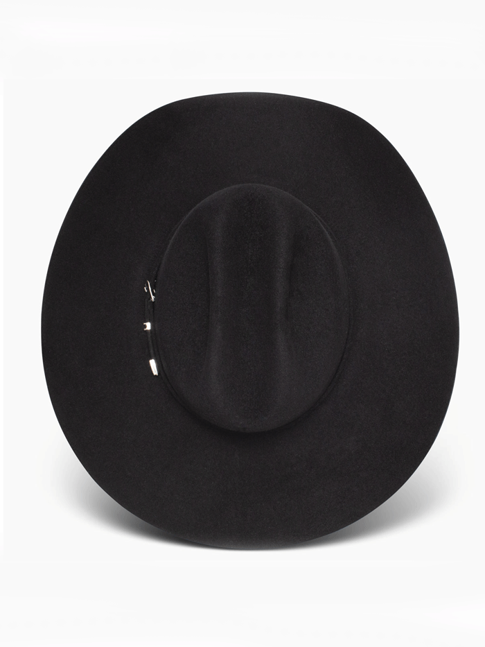 Resistol RFCTLM 754207 6X City Limits 4 1/4 Brim George Strait Felt Cowboy Hat - Black for Western Rodeo & Country Music Events