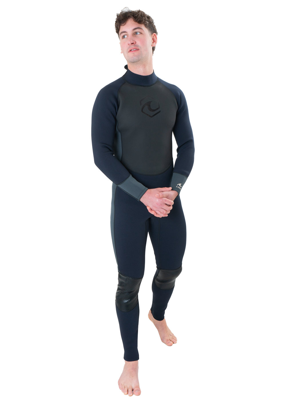 Swiftwater Men's 2.5mm Back Zip Steamer Wetsuit for Surfing, Diving & Water Sports - Thermal Protection & Comfort
