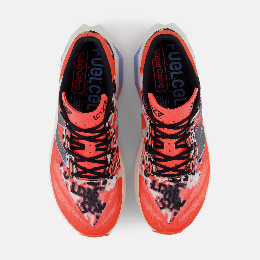 New Balance Men's TCS London Marathon FuelCell SuperComp Elite v4 Running Shoes - Lightweight Performance Road Racing Sneakers for Marathon Training & Competition