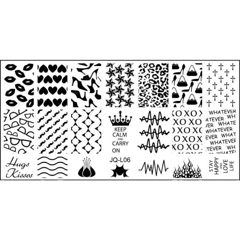 Premium Nail Art Stamping Plates - Unique Designs for DIY Manicures & Salon Nail Art - Perfect for Home Use, Professional Salons, and Gift Giving