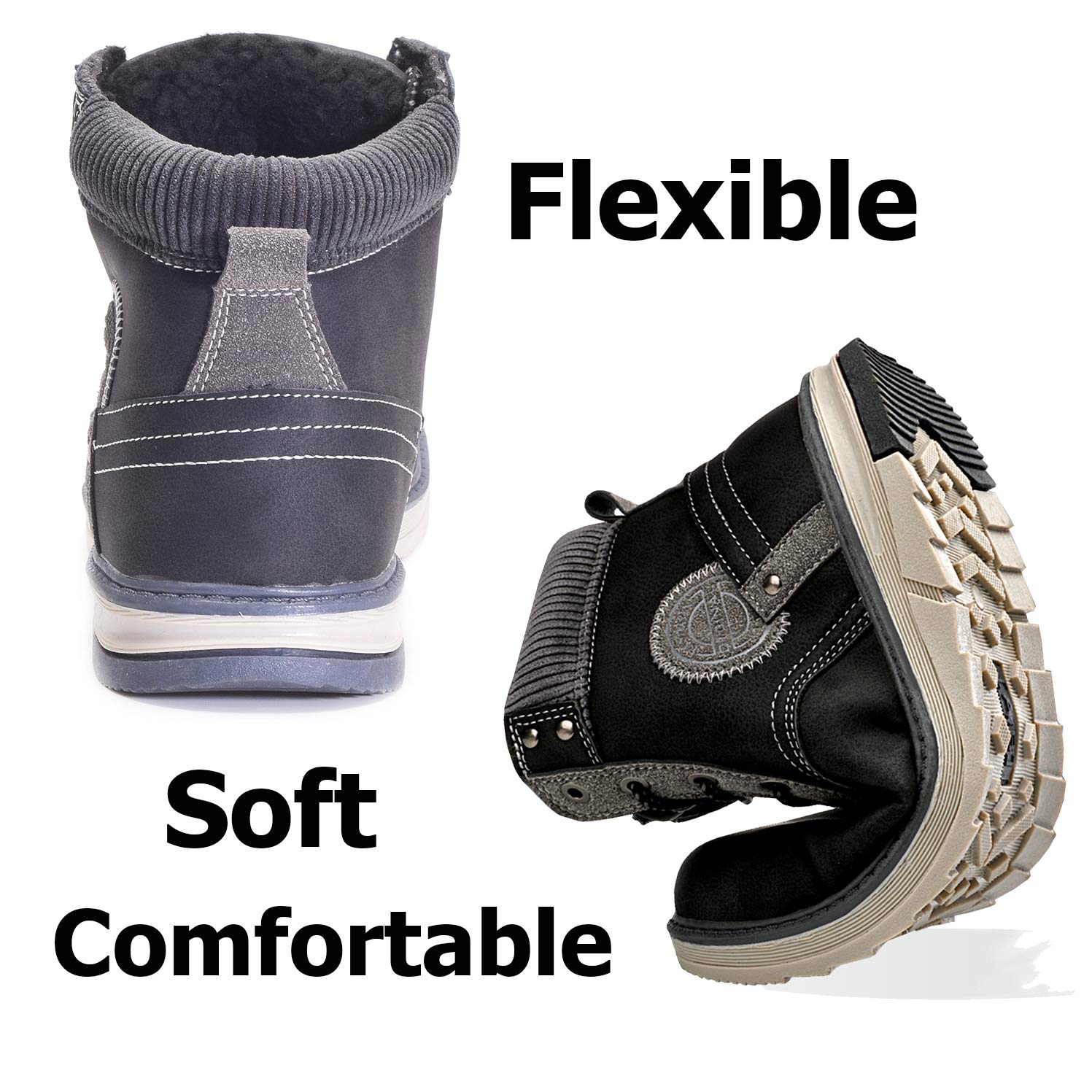 Gaatpot Unisex Adult Snow Boots - Waterproof Winter Hiking Shoes for Men & Women (EU Sizes 36-46) - Perfect for Snowy Trails, Outdoor Adventures & Cold Weather Activities