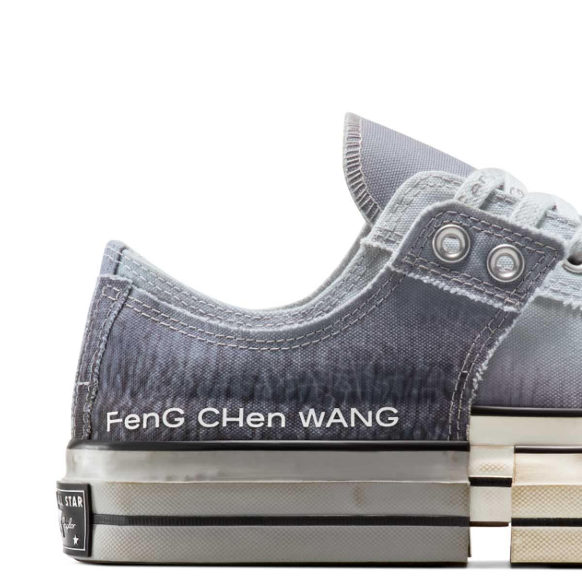 Feng Chen Wang 2-in-1 Chuck 70 Low Top Sneakers in Dove Grey | Unisex Streetwear Fashion for Casual & Urban Style