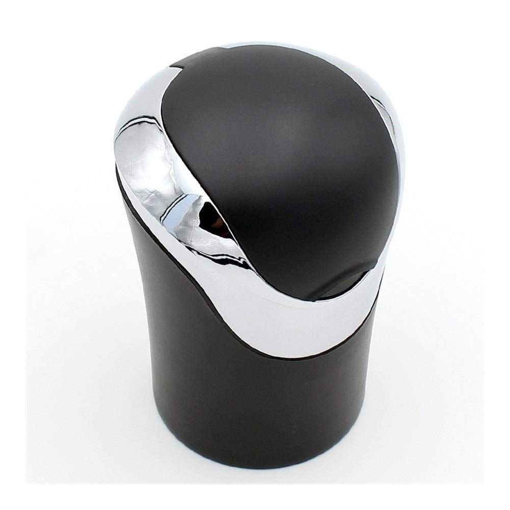 Portable Car Ashtray with LED Light - Flame Retardant Auto Cigarette Holder for Car Interior Accessories - Black | Perfect for Road Trips, Commuting & Smokers On-The-Go