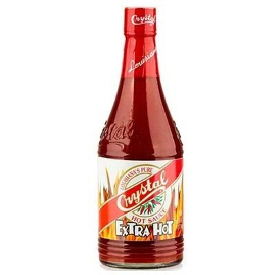 Louisiana's Pure Extra Hot Crystal Hot Sauce - 12 Pack | Spicy Condiment for Wings, Tacos, Burgers & Seafood