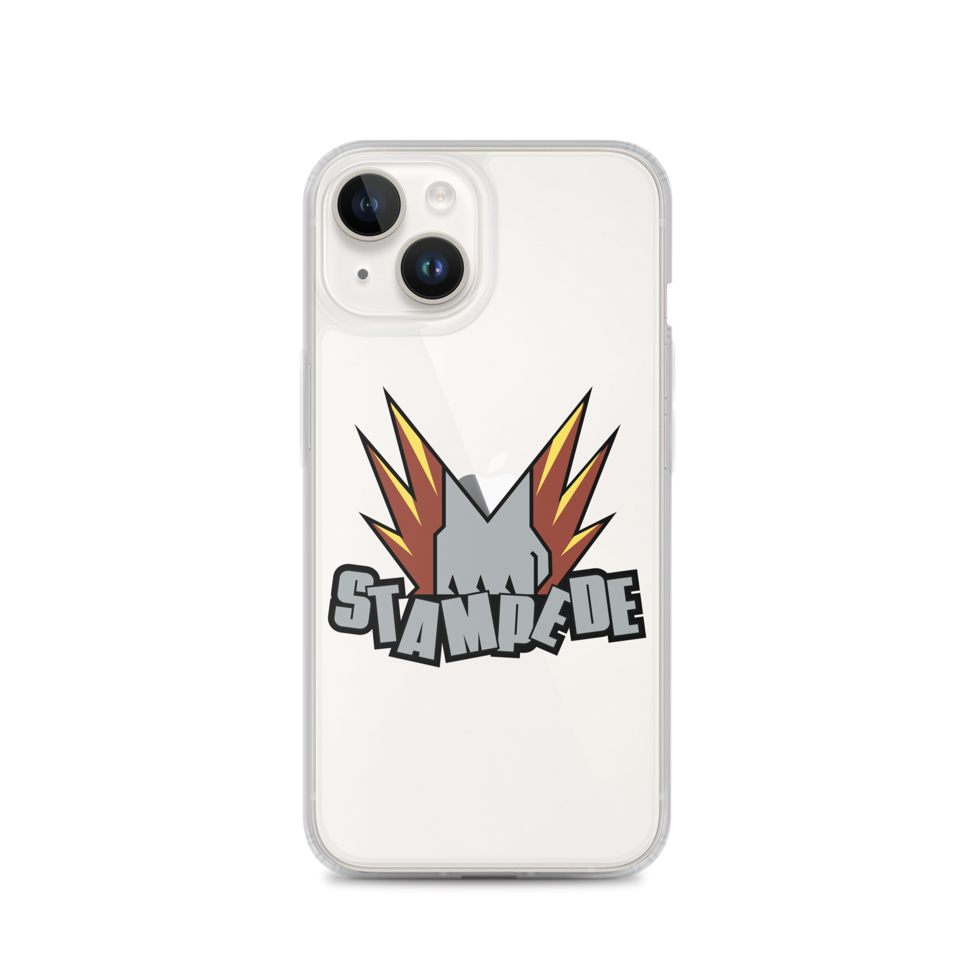 Zoo Jitsu Fighters Stampede iPhone Clear Case - Durable Protective Cover for iPhone 11/12/13/14/15 Pro Max - Slim Shockproof Phone Case for Everyday Use, Travel & Outdoor Activities