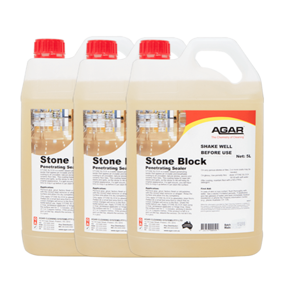 Premium Agar Stone Block Penetrating Sealer - Deep Protection for Natural Stone Surfaces - Perfect for Countertops, Floors & Outdoor Stonework