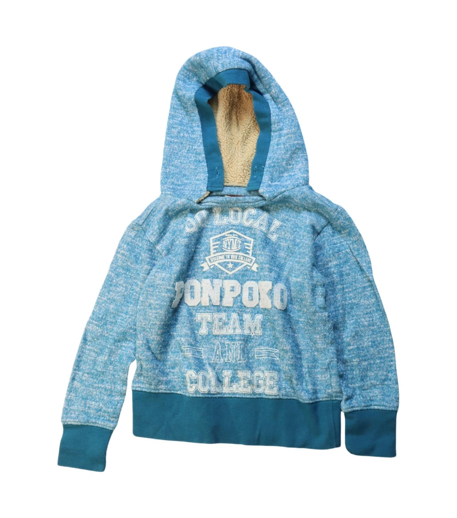 Ponpoko Hooded Sweatshirt for Toddlers 2T - Soft Cotton Pullover with Kangaroo Pocket for Boys & Girls - Perfect for Playdates, Daycare & Outdoor Adventures