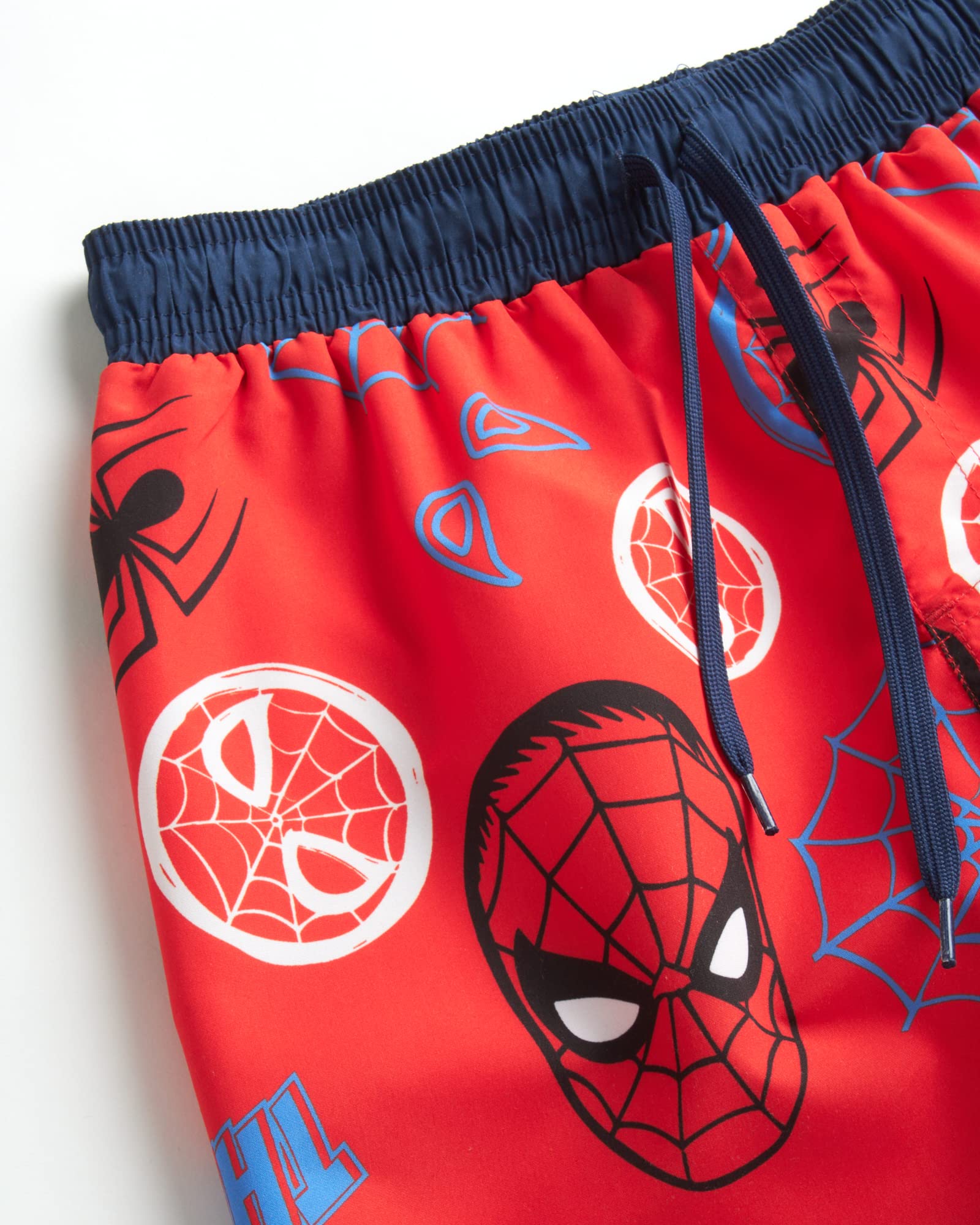 **Marvel Avengers Boys' Swim Trunks - Spider-Man, Captain America, Hulk, UPF 50+ Quick Dry Swim Shorts for Kids (2T-12) - Perfect for Pool, Beach & Summer Water Play**