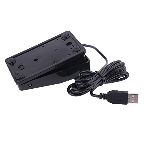 USB Foot Switch Pedal - Hands-Free Control for Keyboard, Mouse & PC Gaming | Compatible with Windows 2000/XP/Vista/7, Mac & Linux | Perfect for Gaming, Office Work & Accessibility Needs