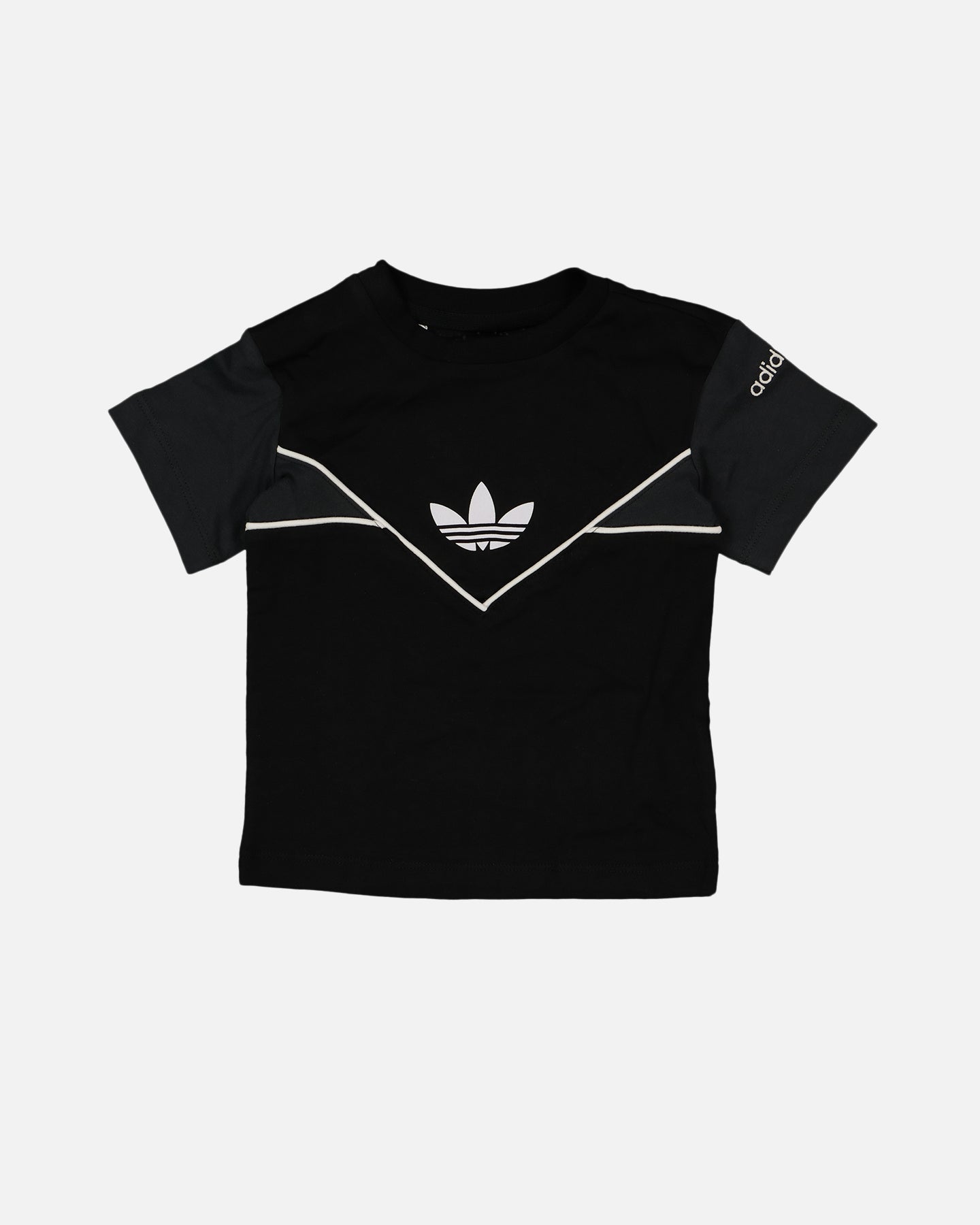 Adidas Infant Boys' Adicolor Shorts and T-Shirt Set - Black | 2-Piece Cotton Athletic Outfit for Toddlers 12-24 Months | Playtime & Casual Wear