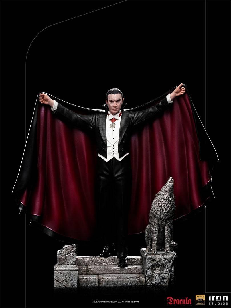 Iron Studios Universal Monsters Dracula Deluxe BDS Art Scale 1/10 Statue - Premium Collectible Figure for Horror Fans & Home Decor