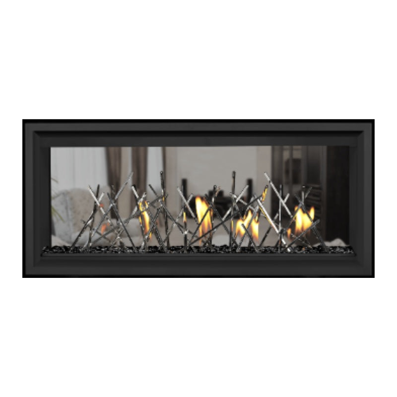 Napoleon Vector 38 See-Through Linear Direct Vent Gas Fireplace - LV38N2 1 | Modern Home Heating Solution for Living Rooms & Patios