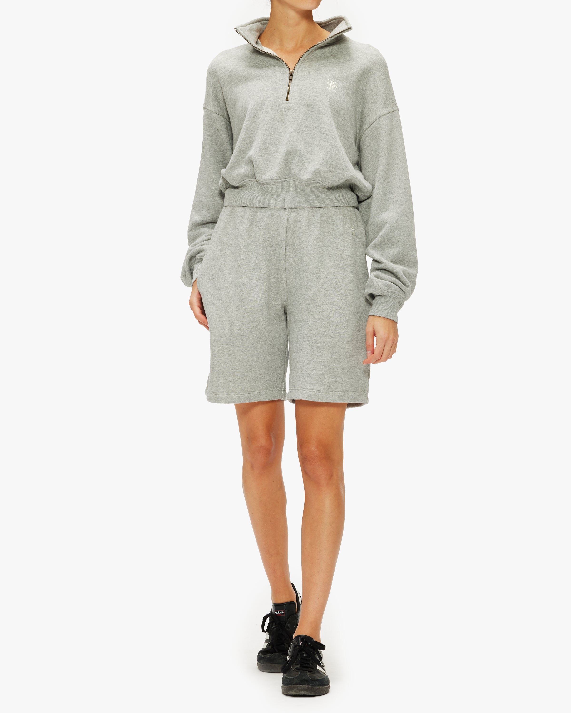 Eterne Terry Boyfriend Shorts for Women - Soft Cotton Casual Lounge Shorts - Perfect for Home, Sleepwear, and Relaxing