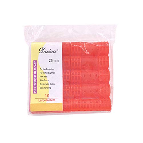 Chaoyue Snap-On Hair Rollers - Plastic DIY Hair Curlers with Clips for Women | Easy Home Hair Styling & Salon-Quality Waves