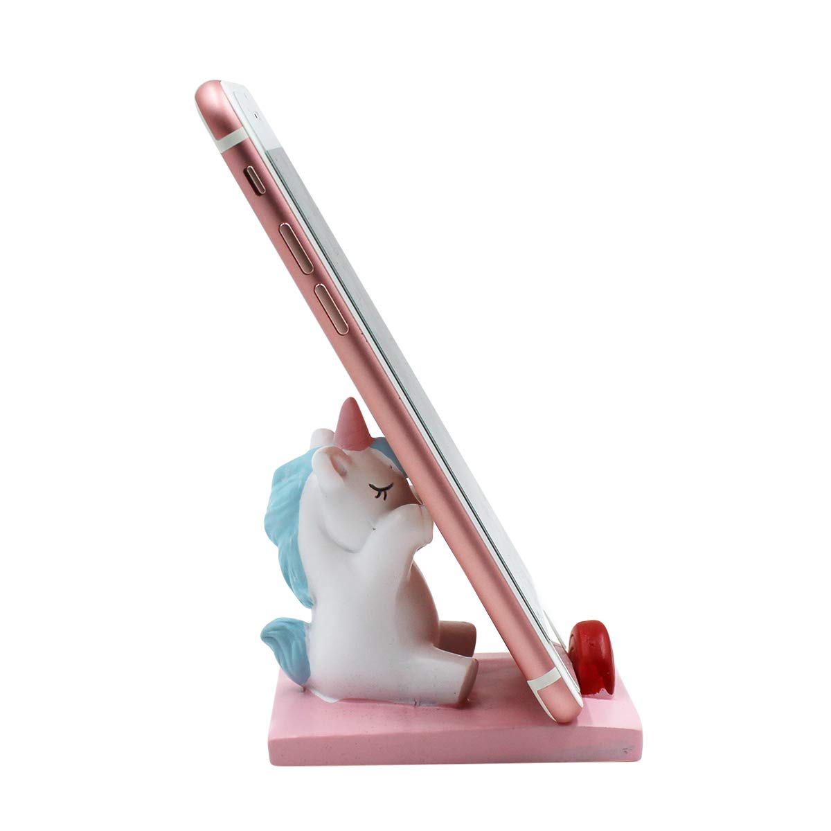 Suillty Cute Cartoon Unicorn Phone Holder - Small Exquisite Desk Stand for Smartphones & Mobile Devices | Perfect for Office, Home Decor & Gift Giving