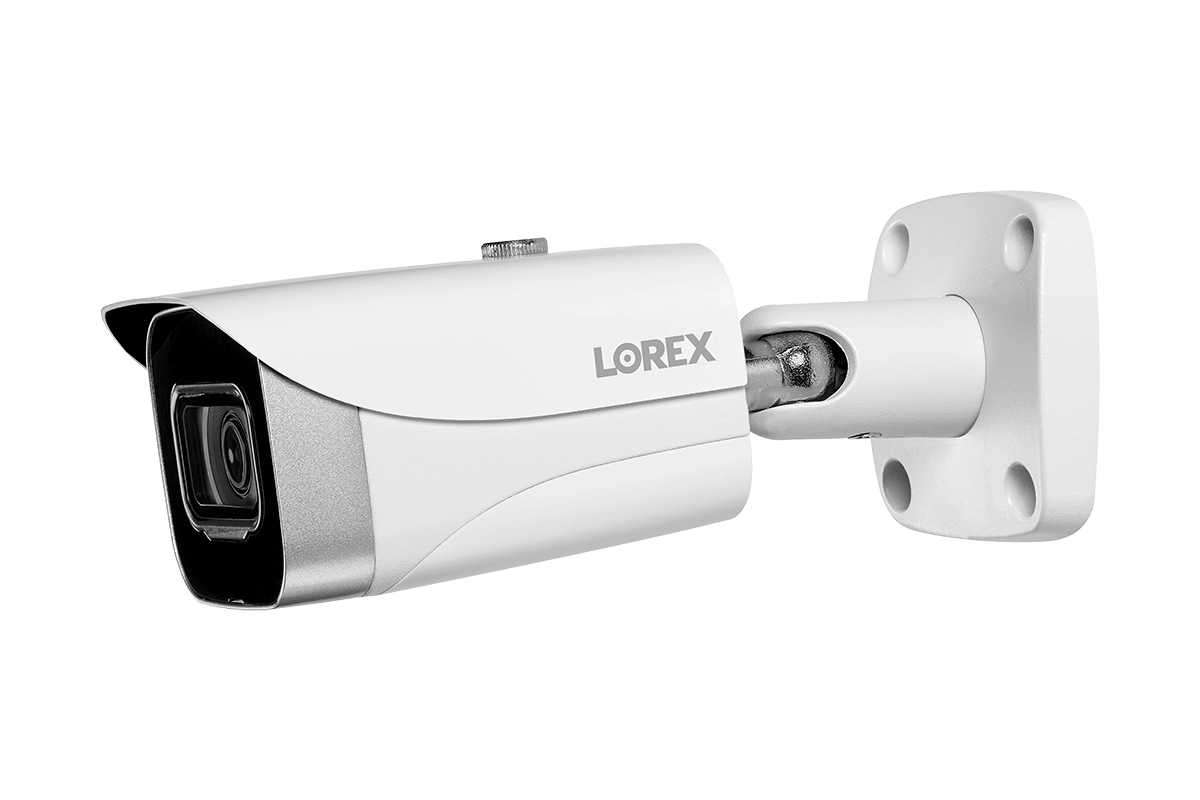Lorex 4K Ultra HD Wired Bullet Security Camera with Color Night Vision - Outdoor Home Surveillance, Business Security Monitoring, Day & Night Protection