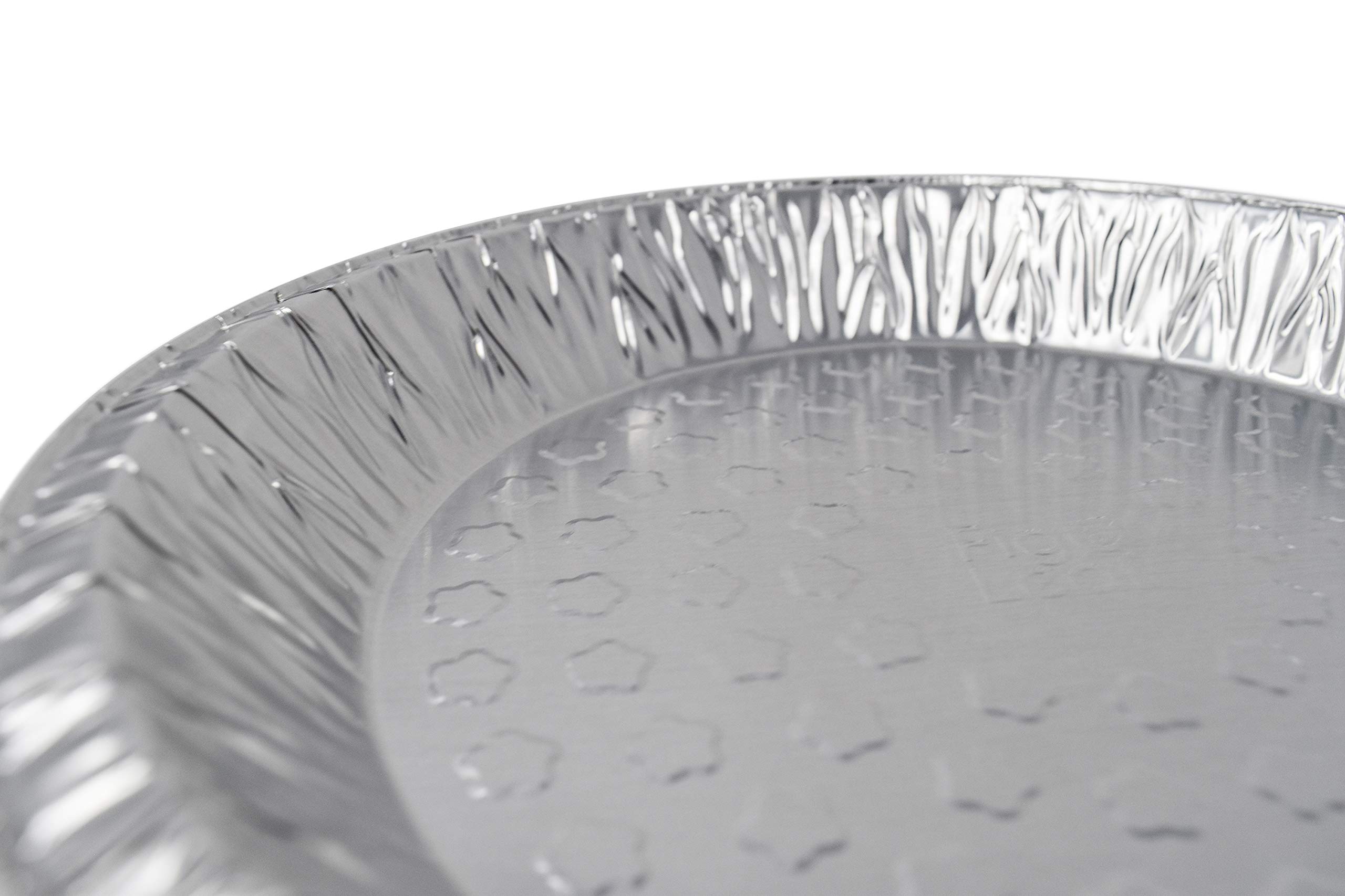 360-Pack Premium 9-Inch Disposable Aluminum Foil Pie Pans - Heavy Duty Tin Plates for Baking Tart, Quiche & Pies - Perfect for Holidays, Parties & Home Baking