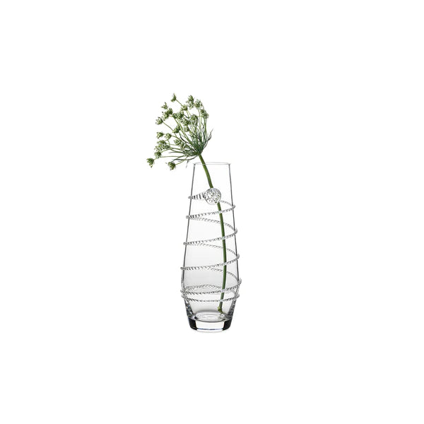 Juliska Amalia 7 Bud Vase - Elegant Floral Arrangement Centerpiece for Weddings, Home Decor & Special Occasions