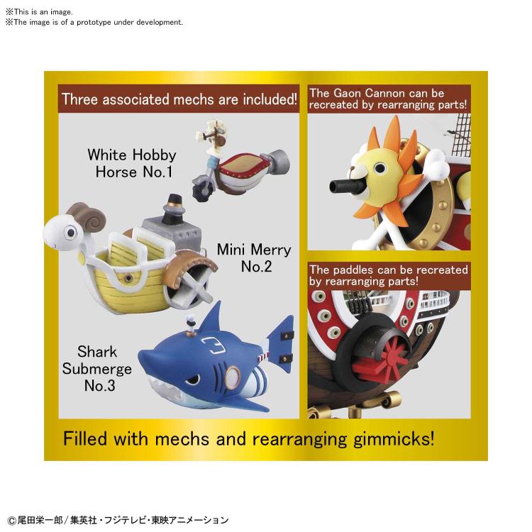 Bandai One Piece Thousand Sunny Wano Country Version Model Kit - Sailing Ship Collection for Anime Fans & Collectors | Perfect for Display, Gifts & Cosplay Props