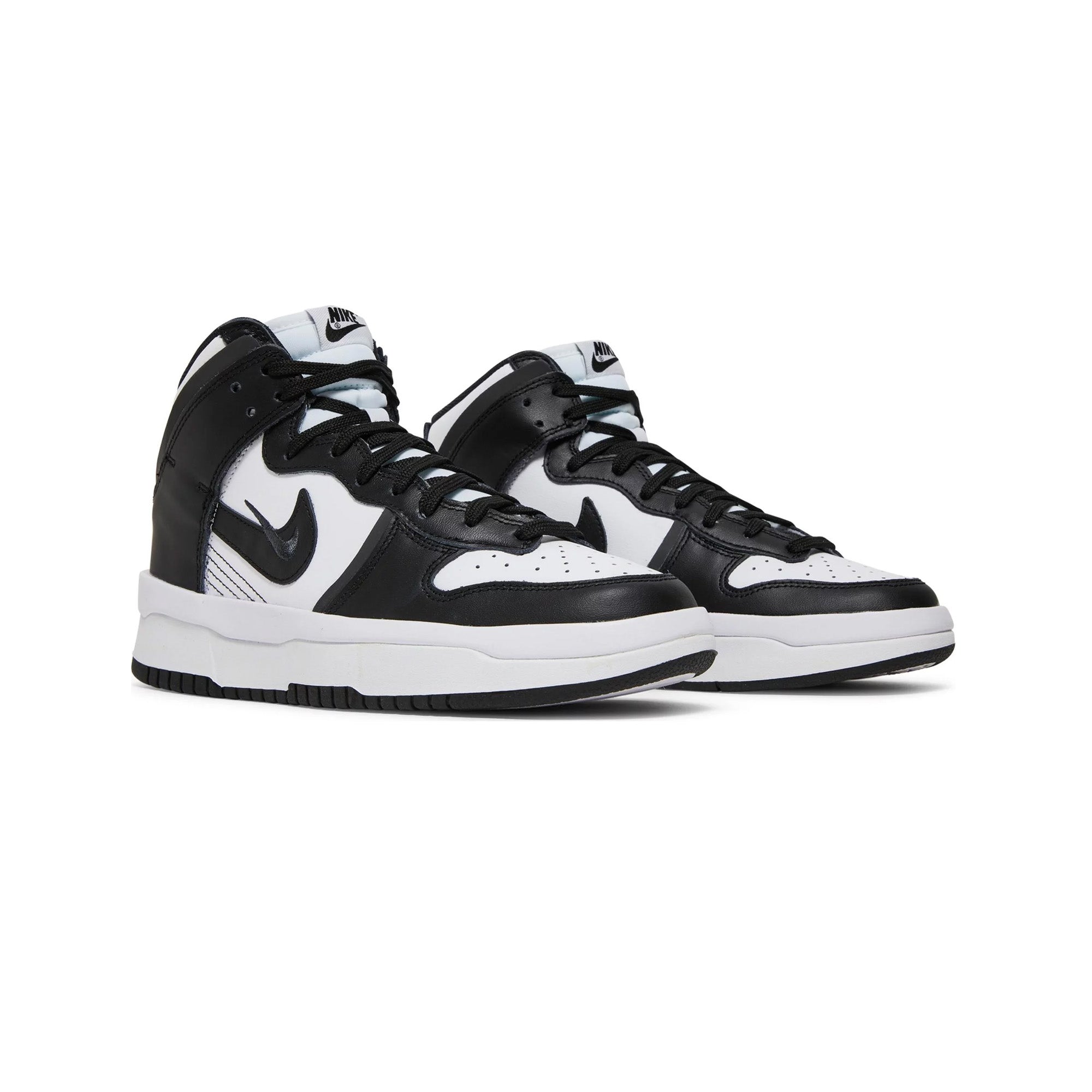 Nike Dunk High Up 'White Black' Women's Shoes (2022) - Stylish Sneakers for Casual Wear, Street Fashion & Everyday Comfort