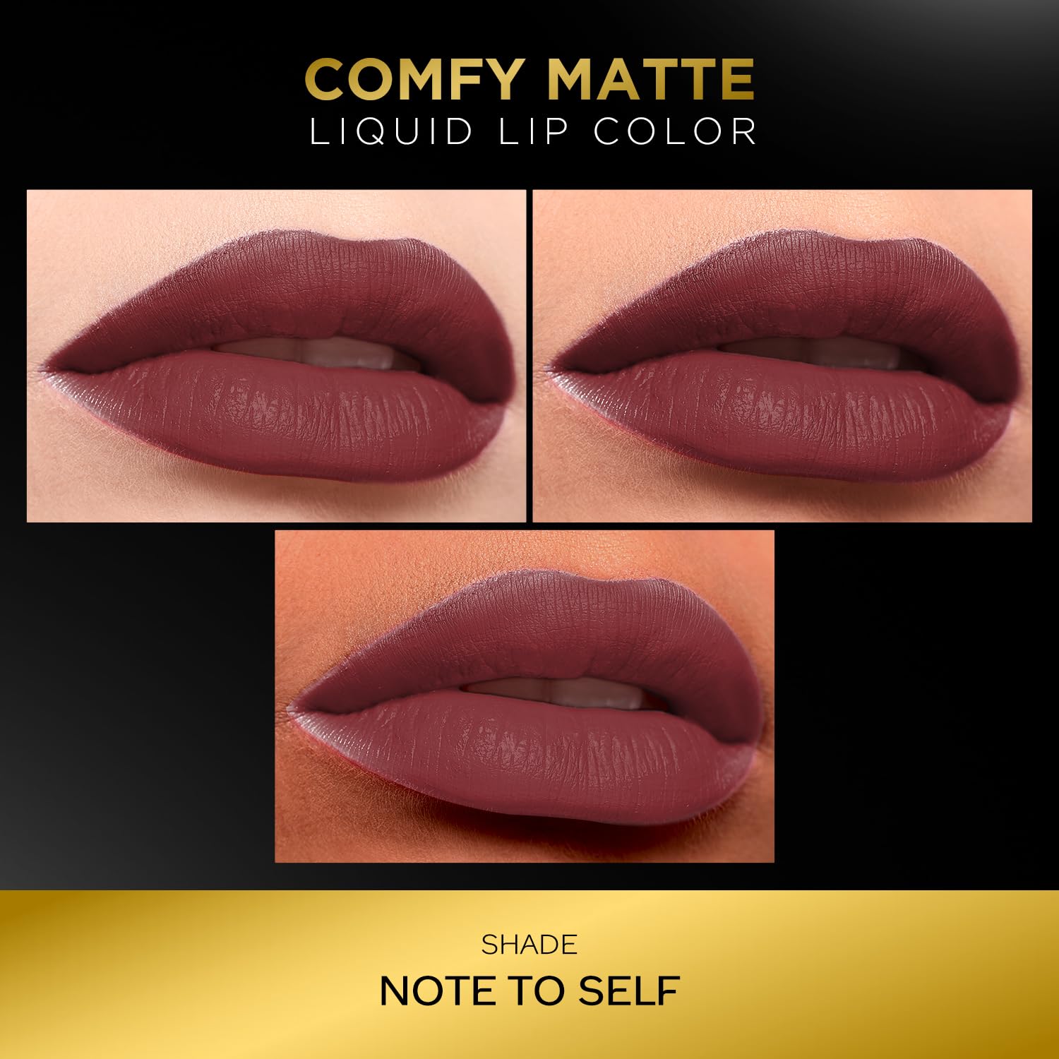 FACESCANADA Comfy Matte Liquid Lipstick - Note To Self 07 (Brown), 3.8 Ml | Long-Lasting 10-Hour Wear | Intense Matte Color | Infused with Almond Oil & Vitamin E | Ultra-Smooth Formula | No Dryness or Alcohol | Perfect for Everyday Wear, Date Nights & Special Occasions