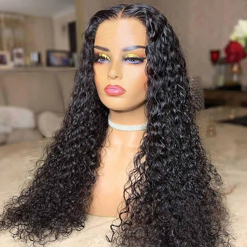 Eullair Kim K 2x6 Lace Closure Wig - Deep Part Human Hair Wig with Transparent Lace for All Hair Textures | Perfect for Daily Wear, Parties & Special Occasions